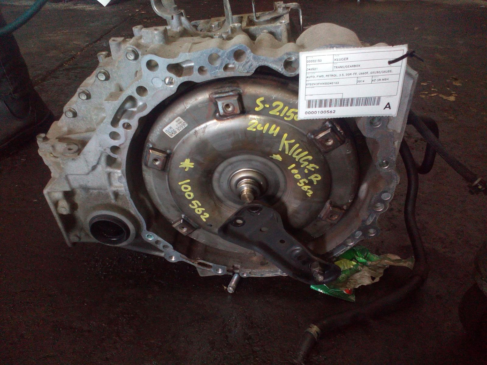 View Auto part Trans/Gearbox Toyota Kluger 2014
