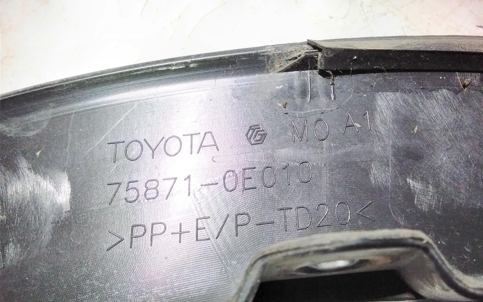 View Auto part Wheel Arch Flare Toyota Kluger 2014