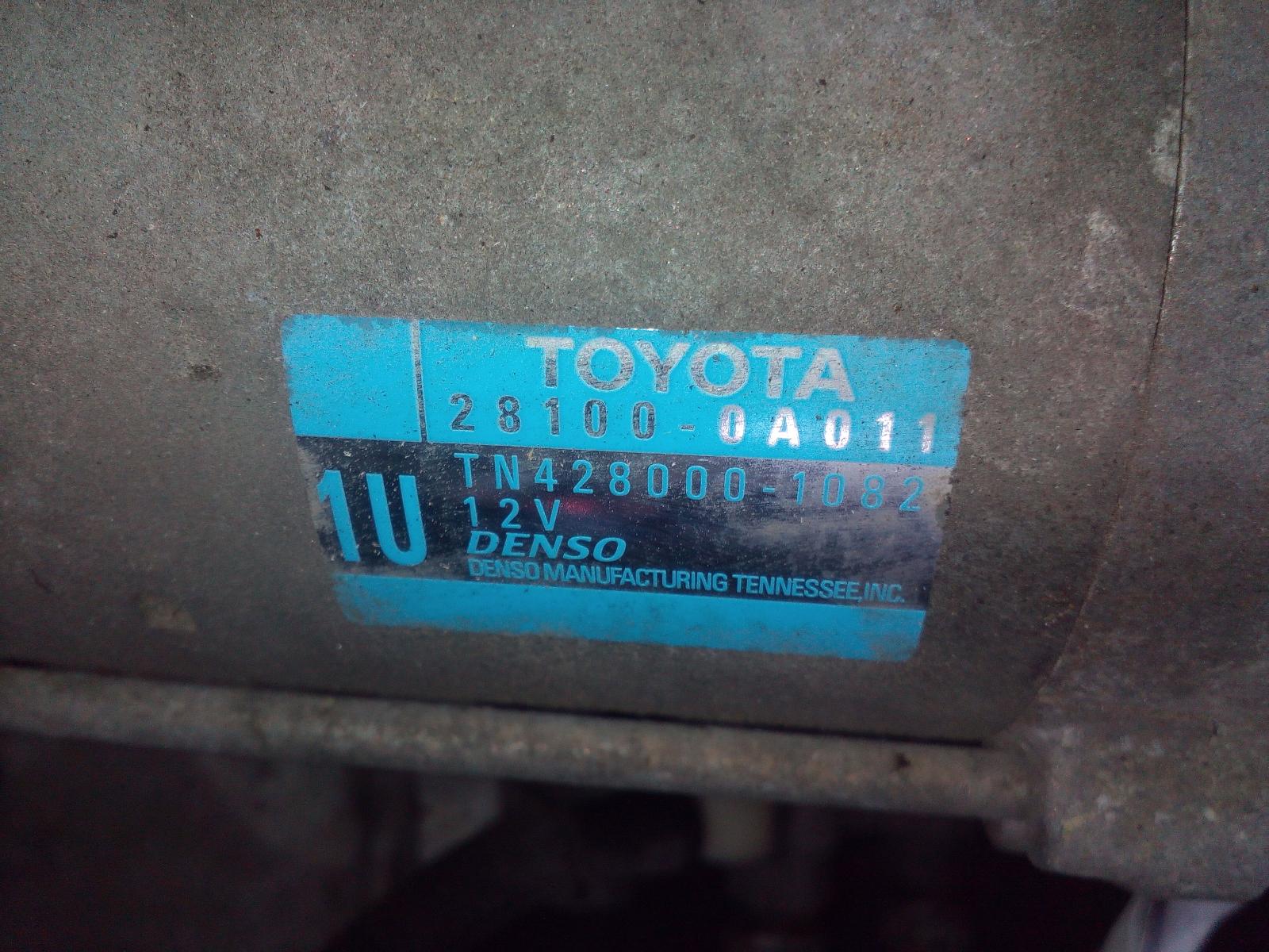 View Auto part Starter Toyota Kluger 2014