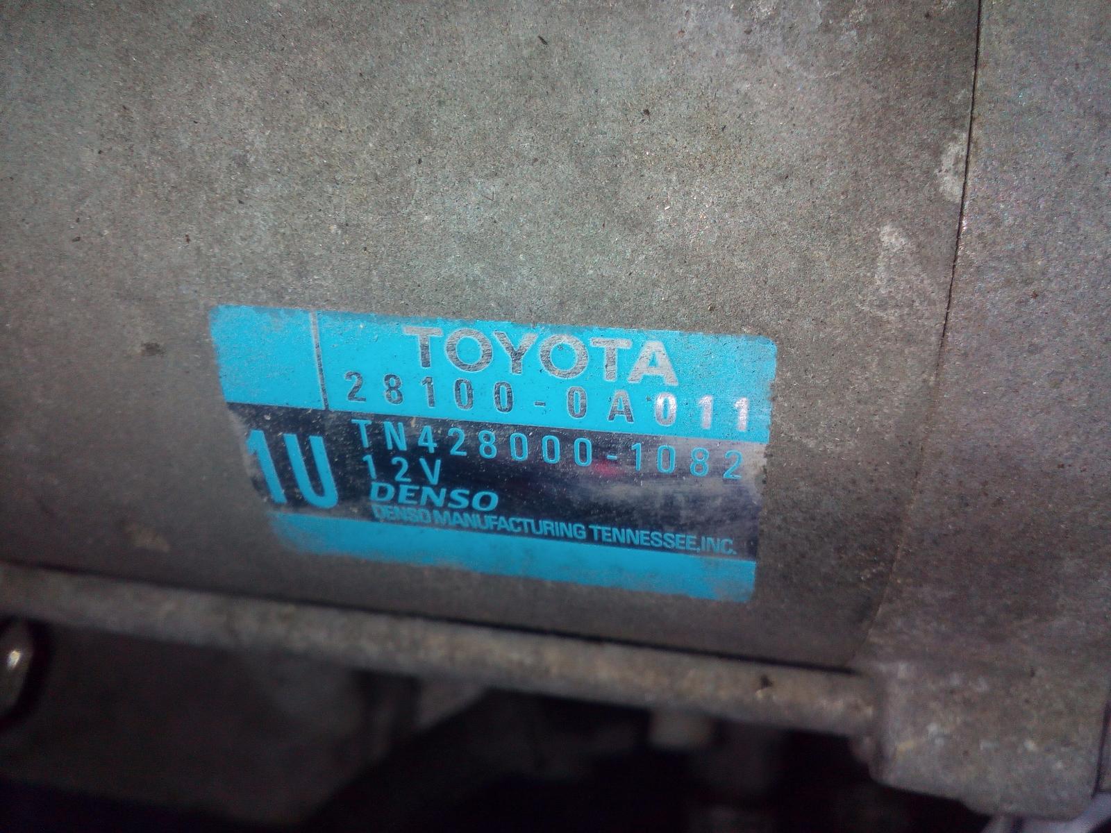 View Auto part Starter Toyota Kluger 2014