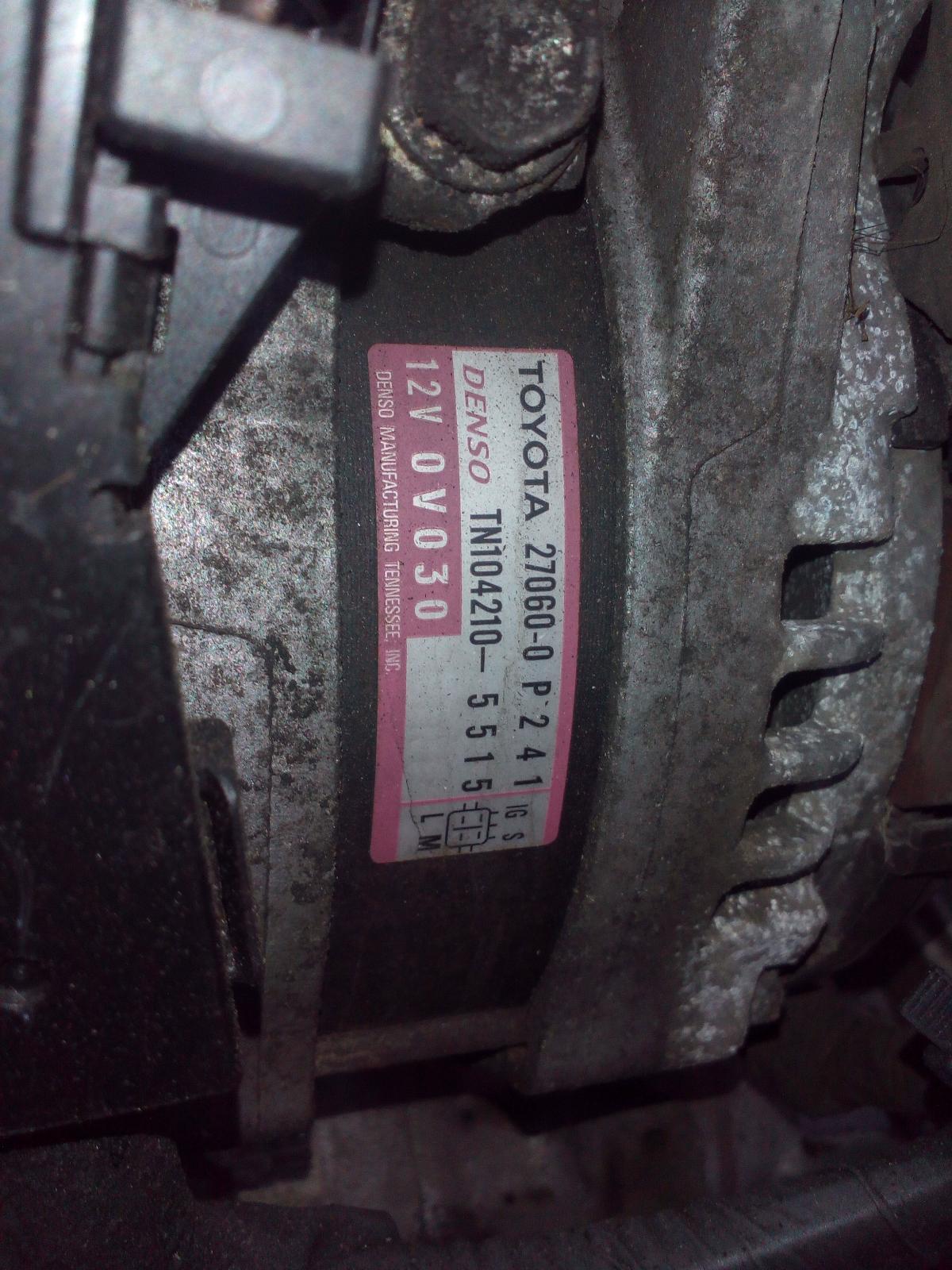 View Auto part Alternator Toyota Kluger 2014