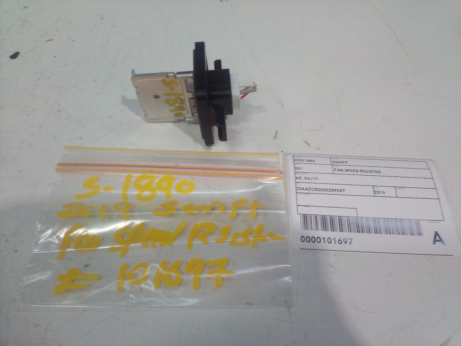 View Auto part Fan Speed Resistor Suzuki Swift 2019