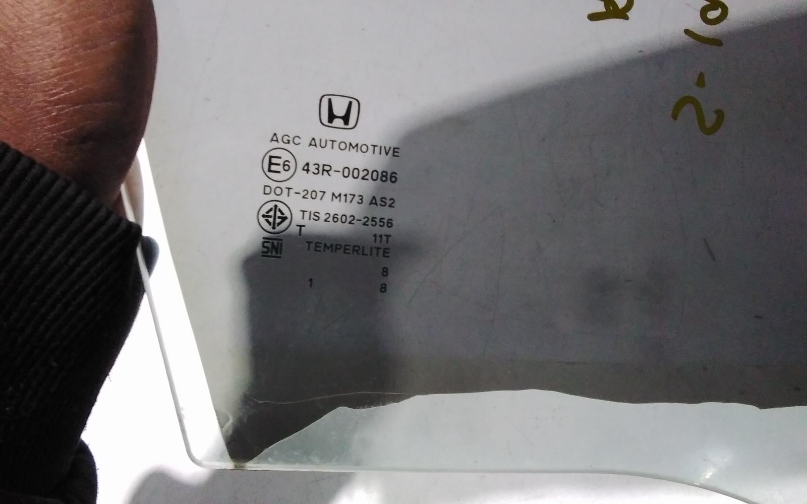 View Auto part Right Rear Door Window Honda Civic 2019