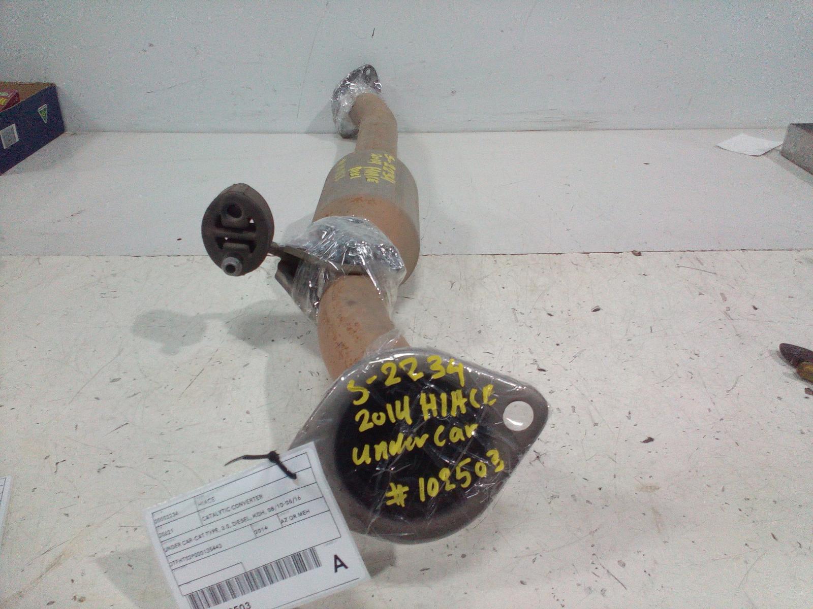 View Auto part Catalytic Converter Toyota Hiace 2014