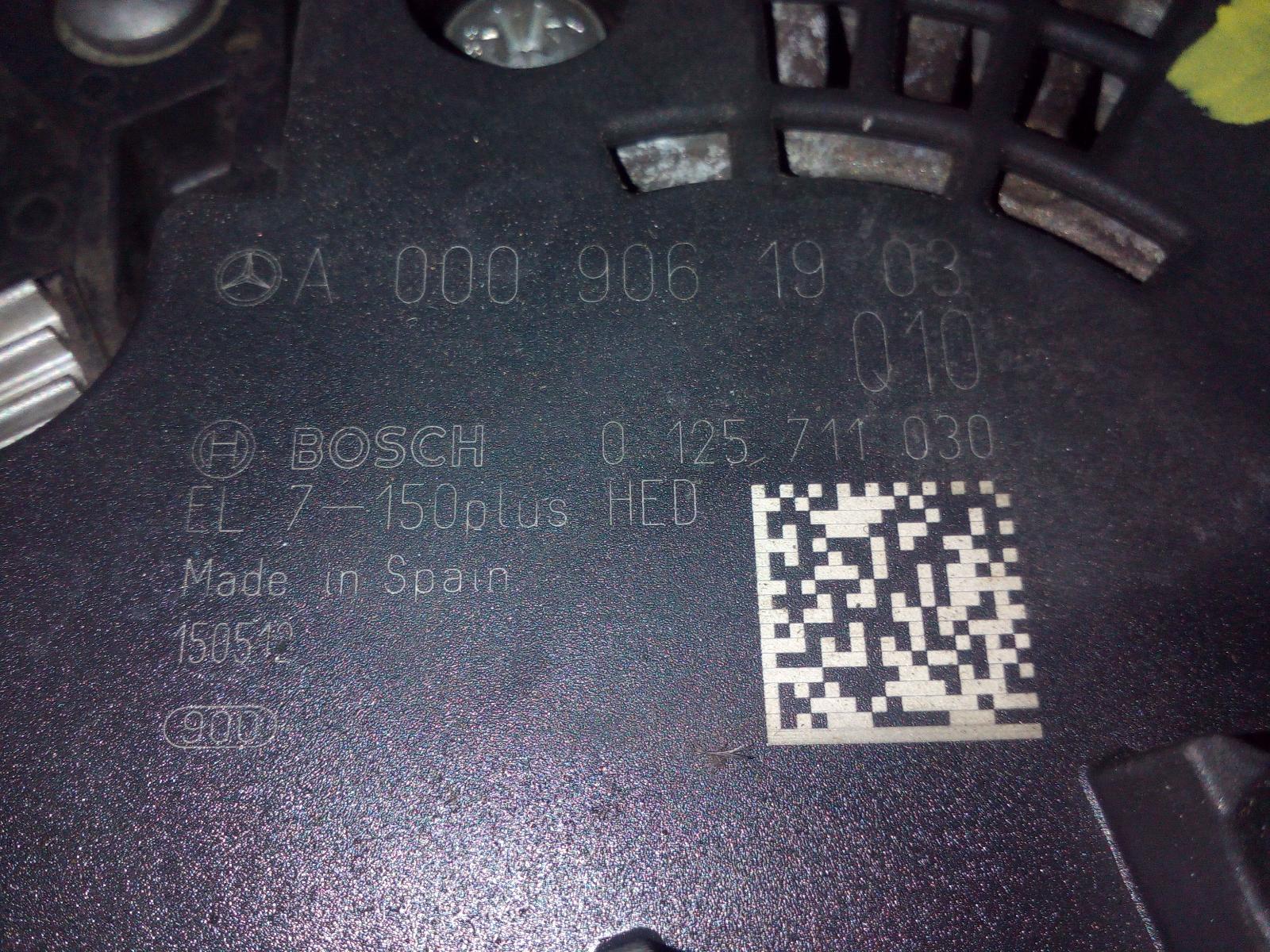 View Auto part Alternator Mercedes Cla Class 2015