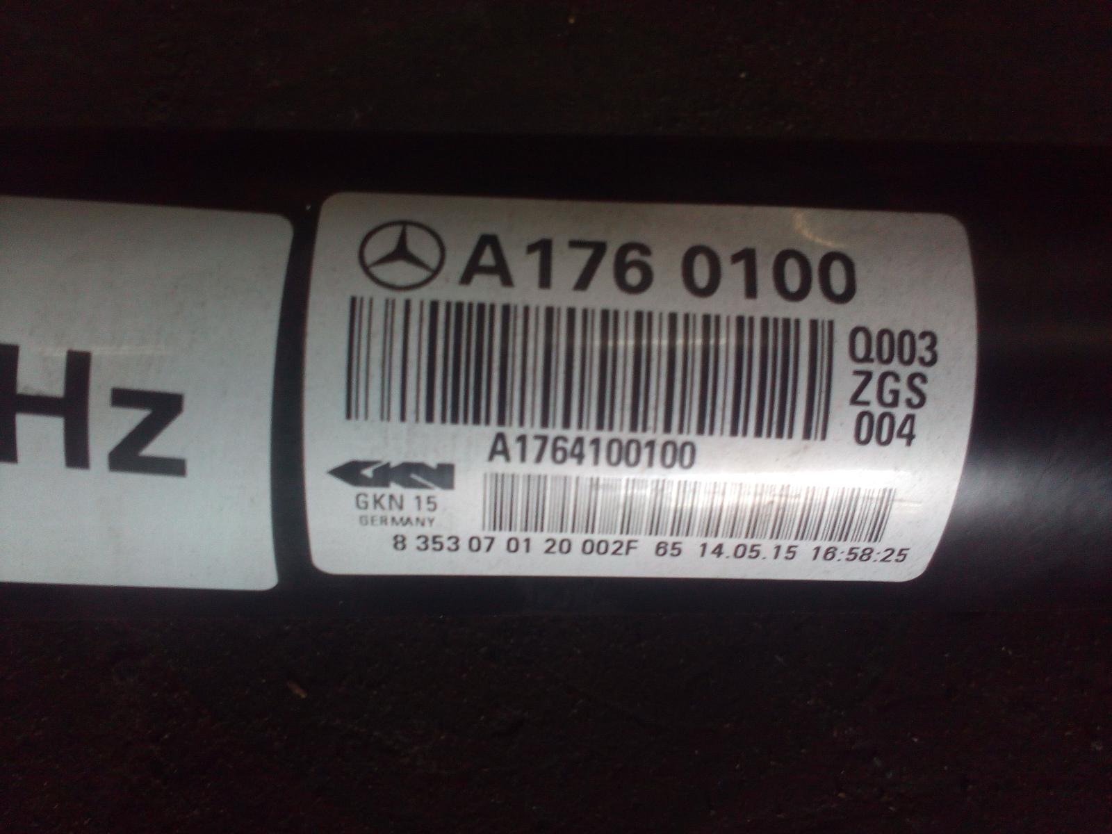 2015 Mercedes Cla Class Rear Drive Shaft View Auto part Rear Drive Shaft Mercedes Cla Class 2015