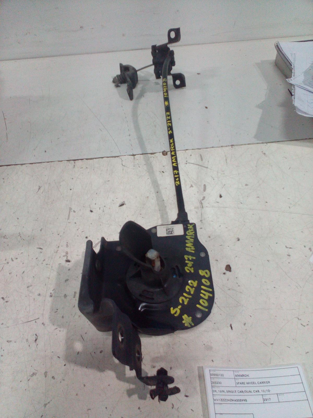 Spare Wheel Carrier Amarok Volkswagen 2017