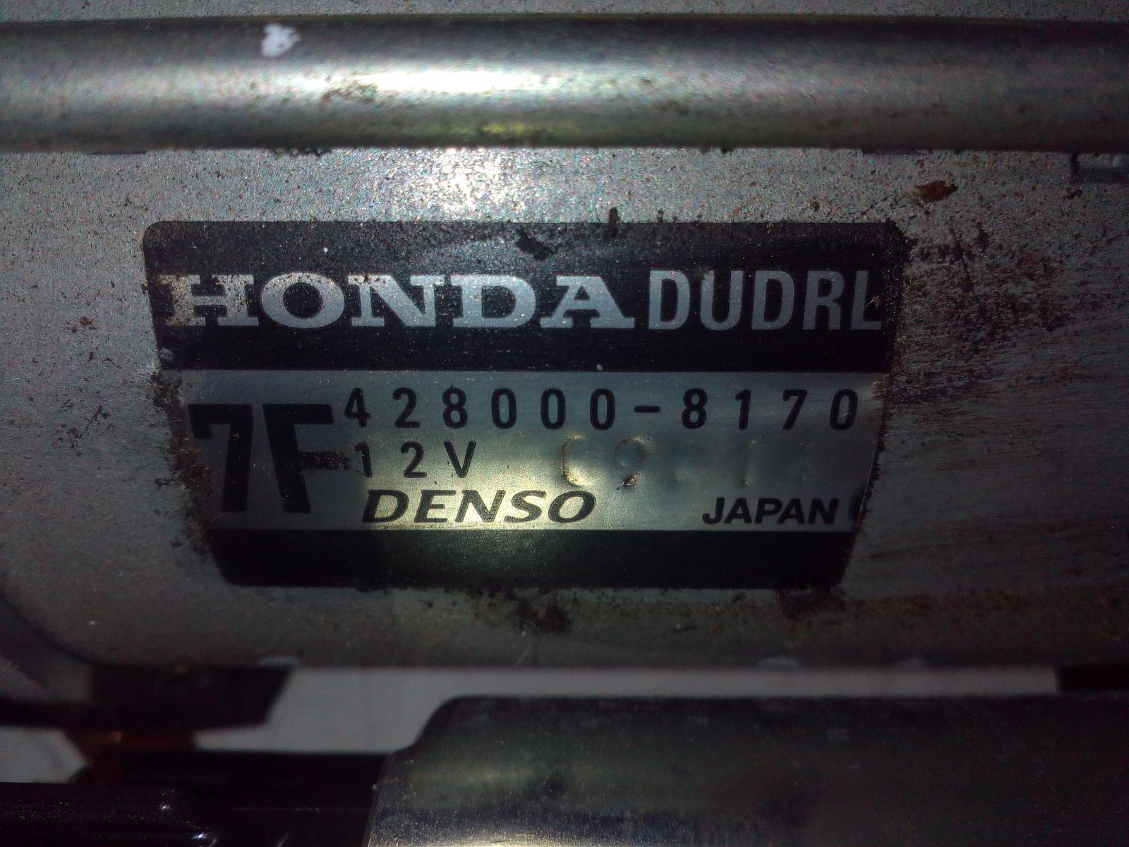View Auto part Starter Honda Civic 2019