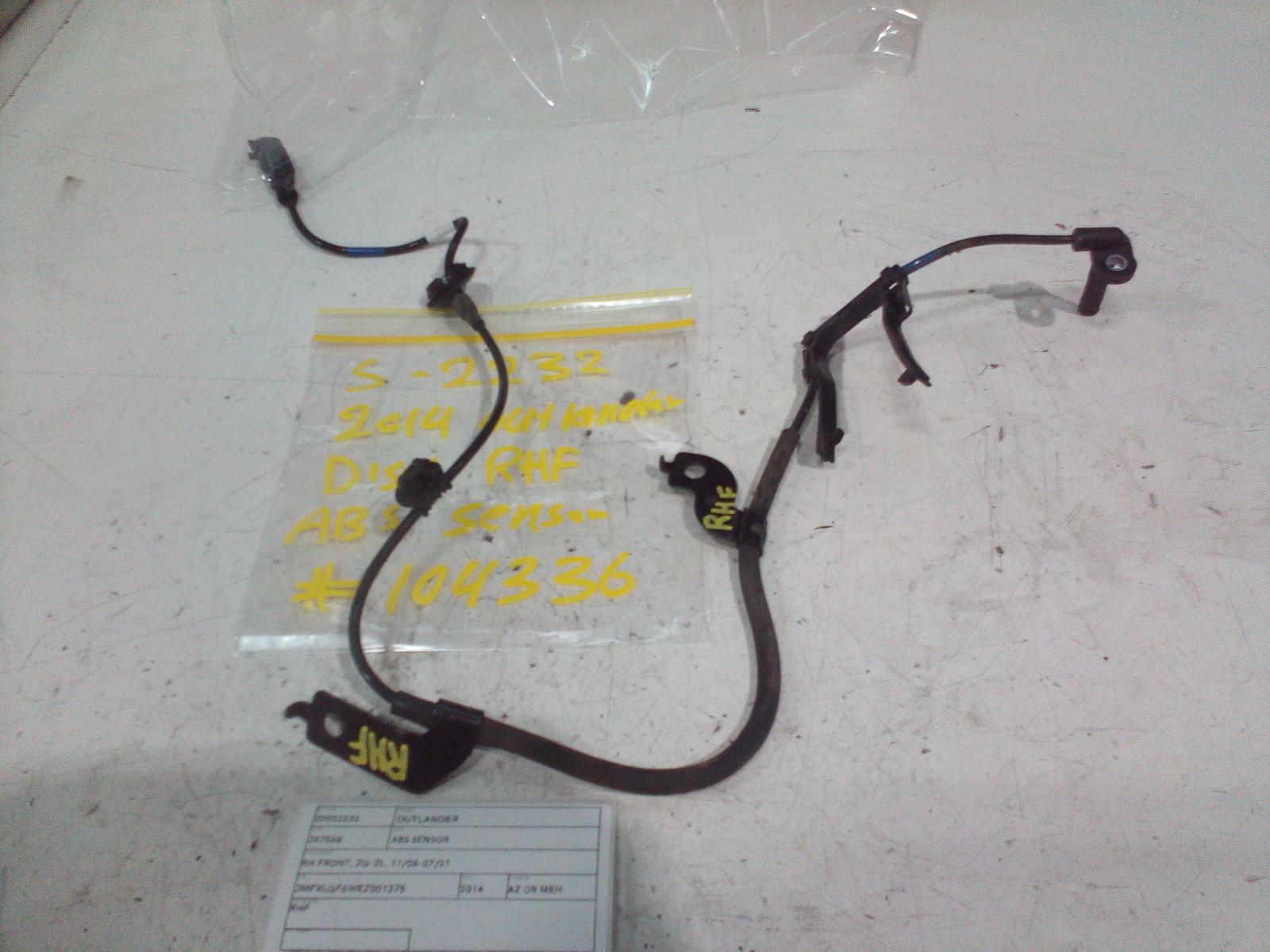 View Auto part Abs Sensor Mitsubishi Outlander 2014