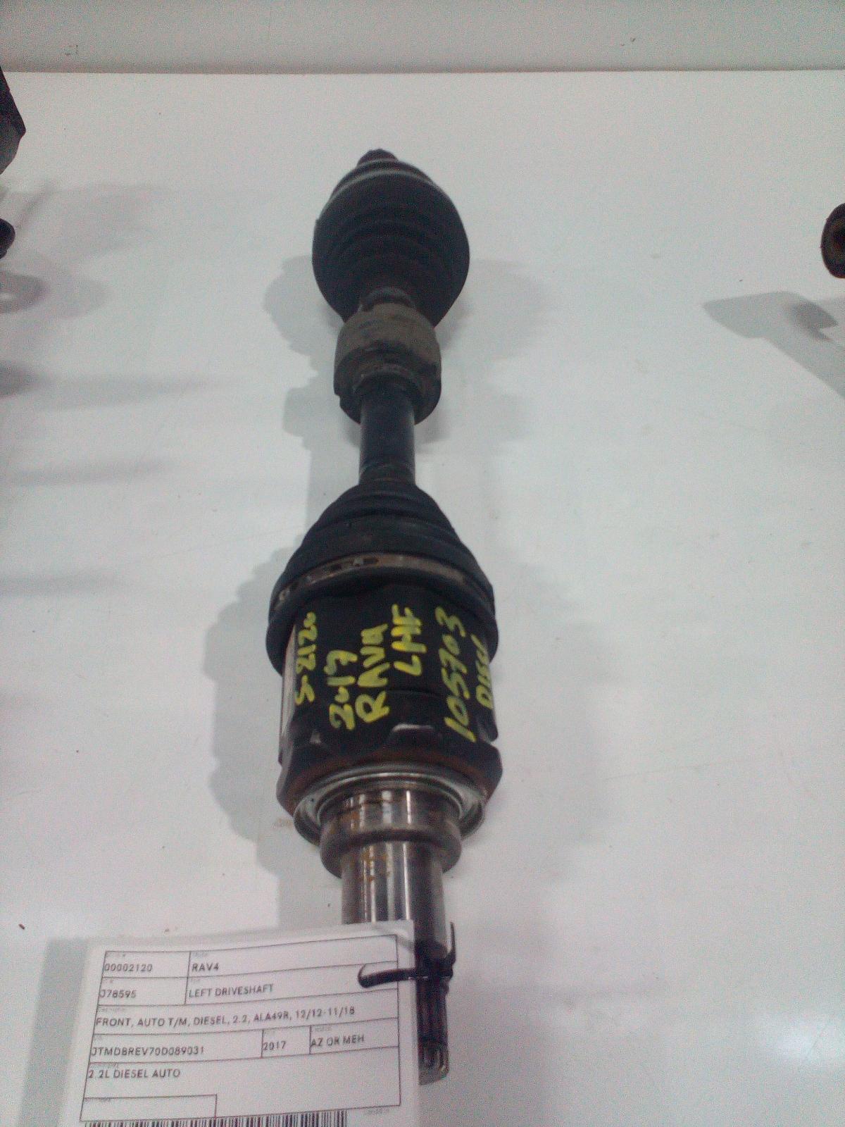 View Auto part Left Driveshaft Toyota Rav4 2017