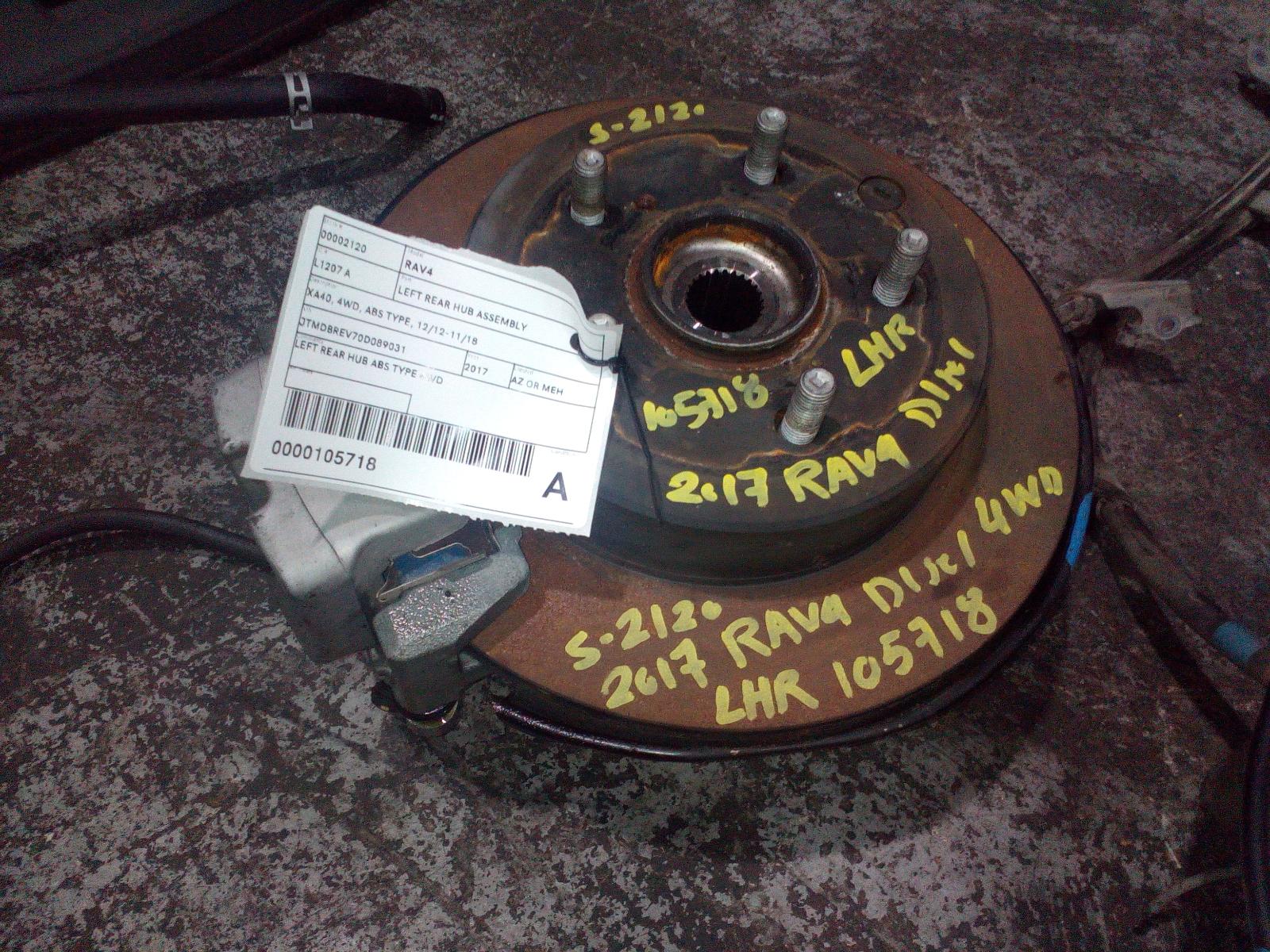 View Auto part Left Rear Hub Assembly Toyota Rav4 2017