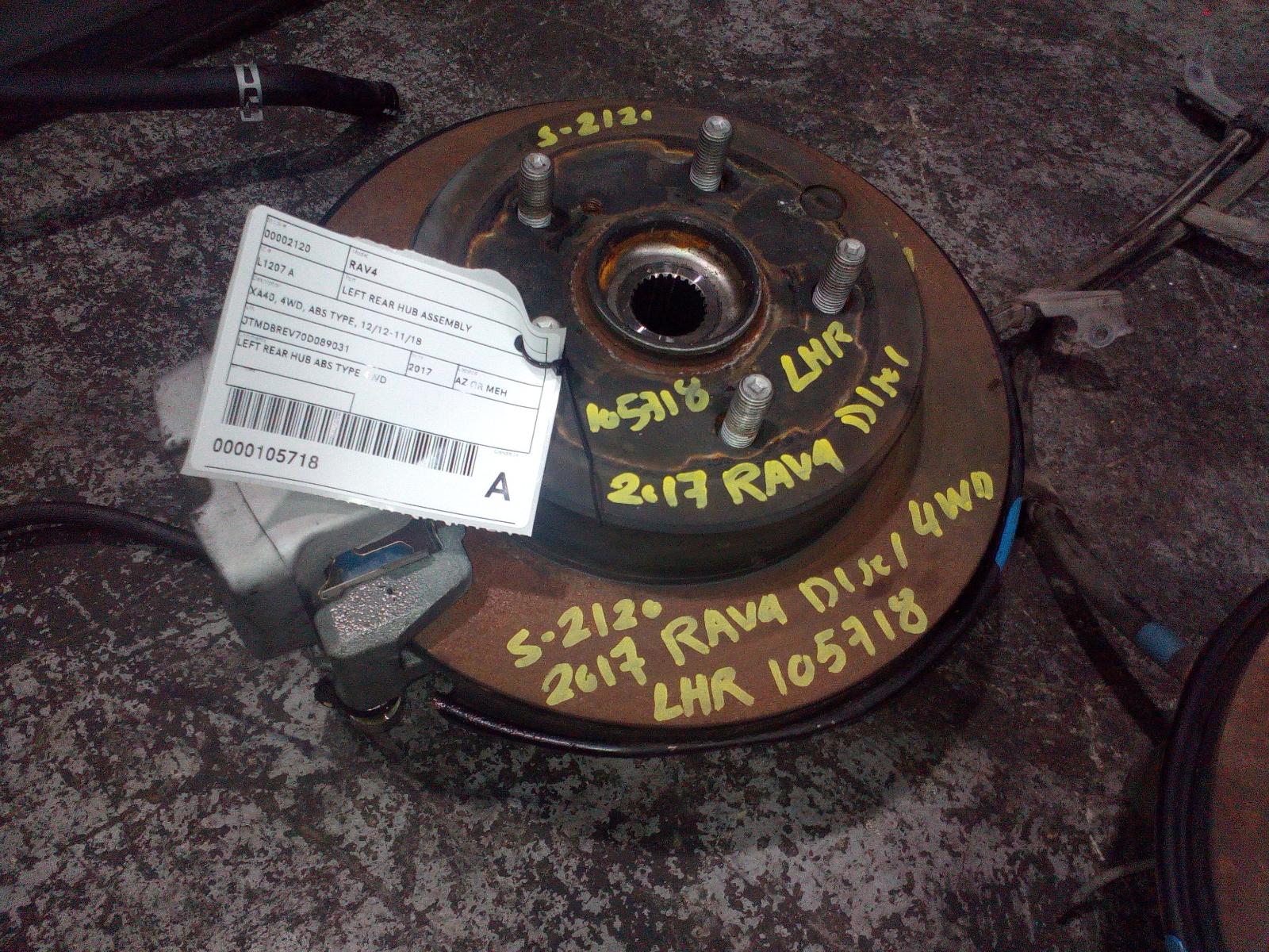 View Auto part Left Rear Hub Assembly Toyota Rav4 2017