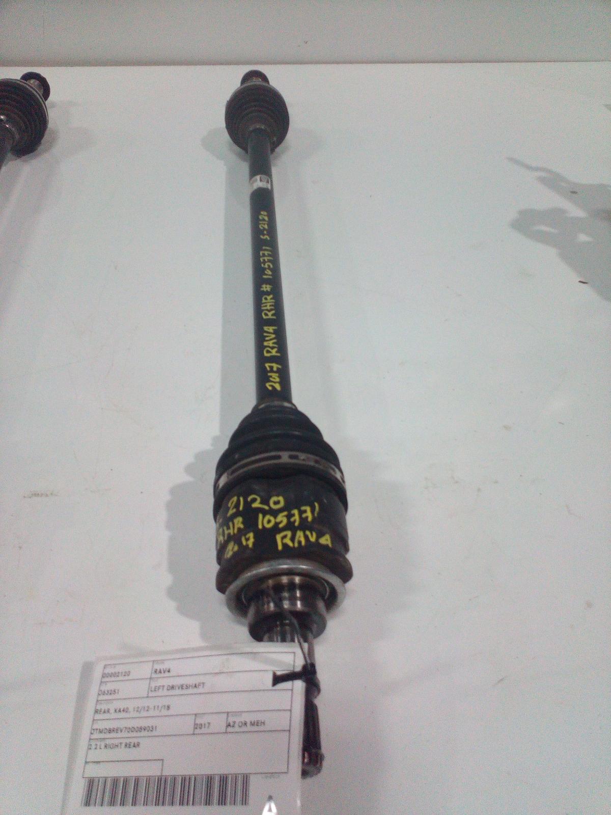 View Auto part Left Driveshaft Toyota Rav4 2017