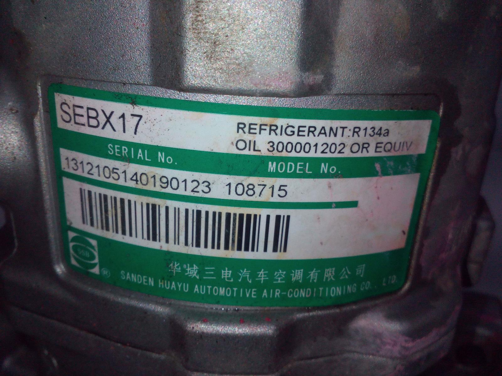 View Auto part A/C Compressor Ldv G10 2021