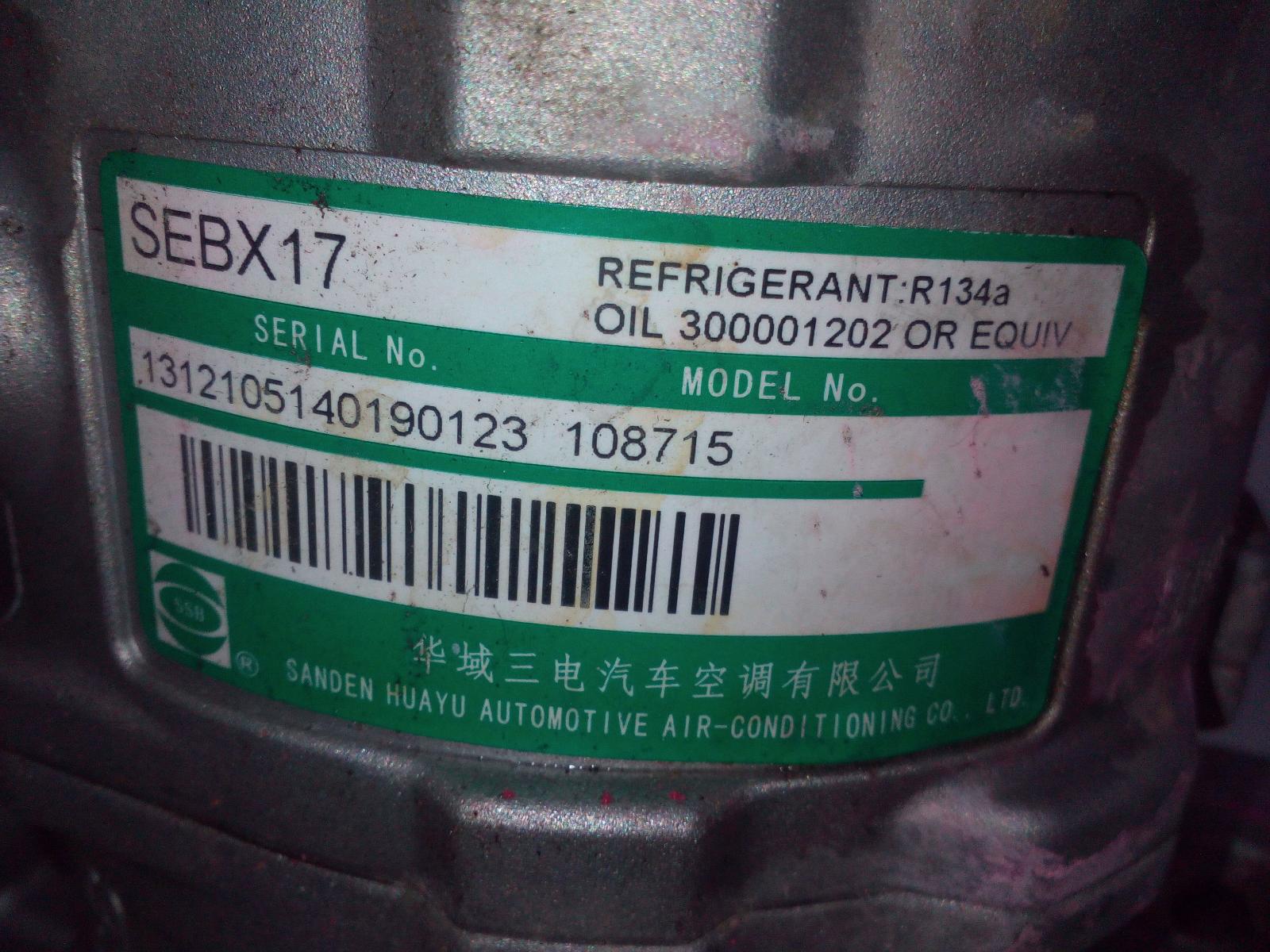 View Auto part A/C Compressor Ldv G10 2021