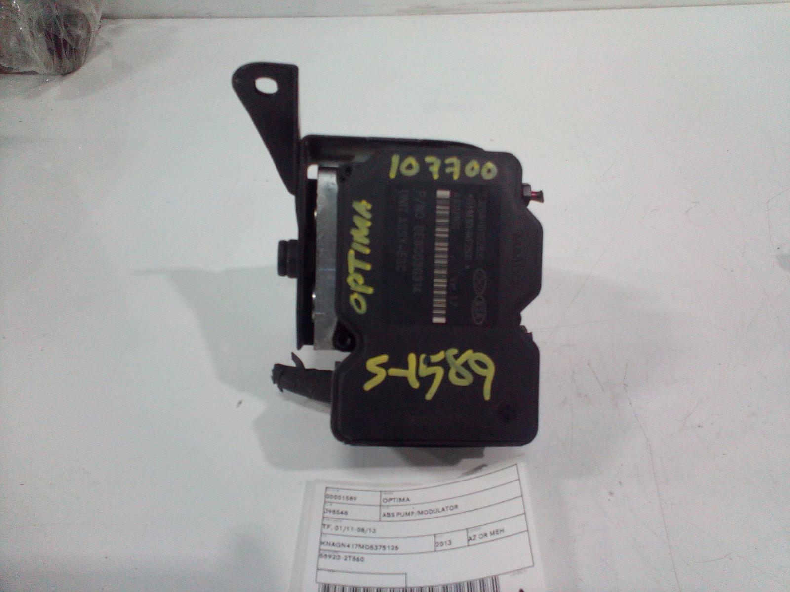 View Auto part Abs Pump/Modulator Kia Optima 2013