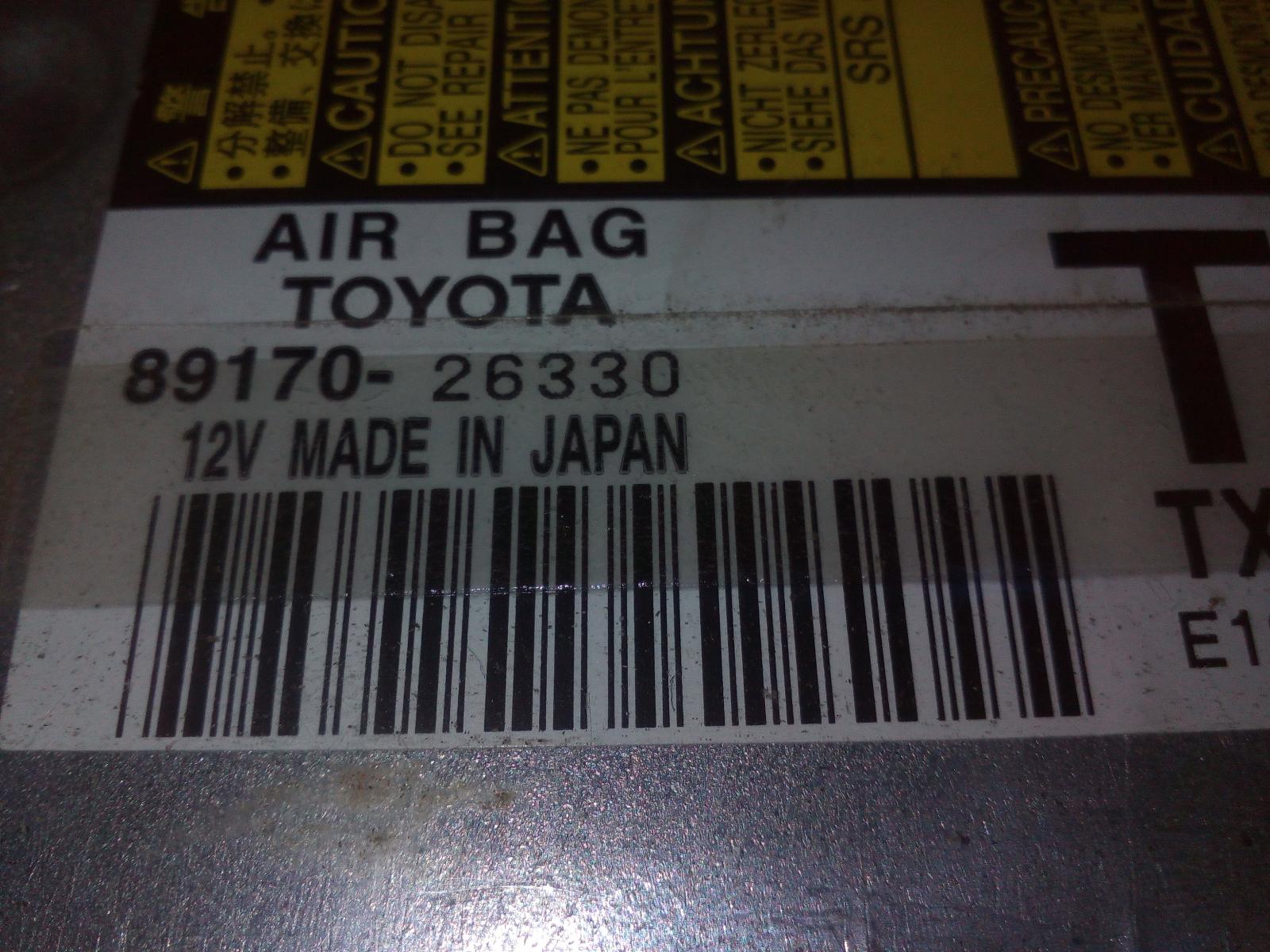 View Auto part Airbag Module/Sensor Toyota Hiace 2013
