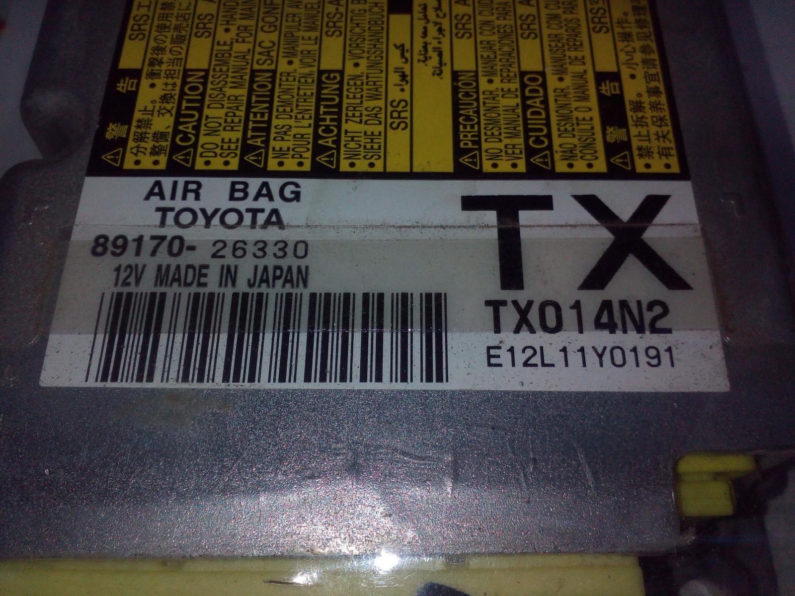 View Auto part Airbag Module/Sensor Toyota Hiace 2013