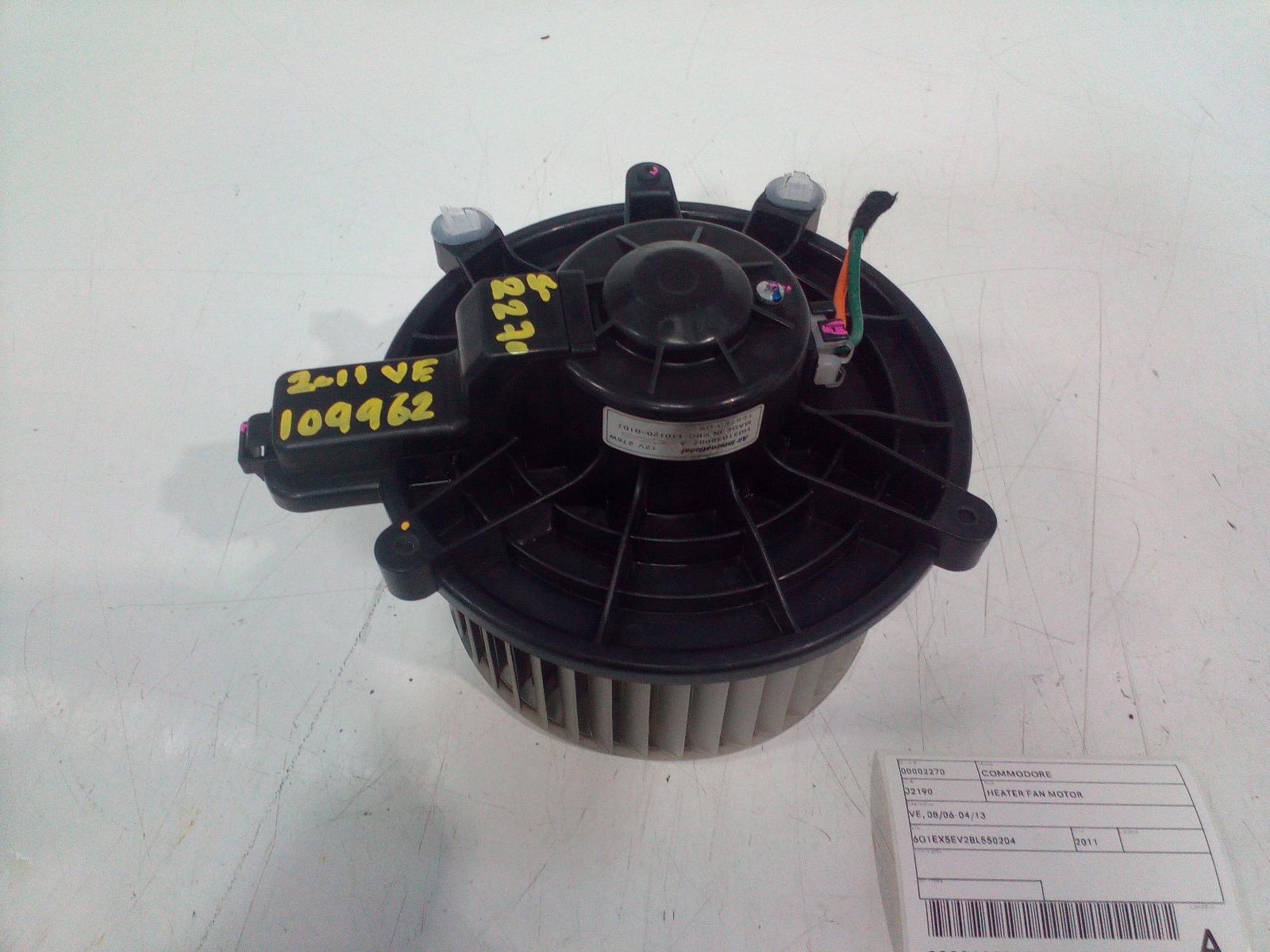 View Auto part Heater Fan Motor Holden Commodore 2011