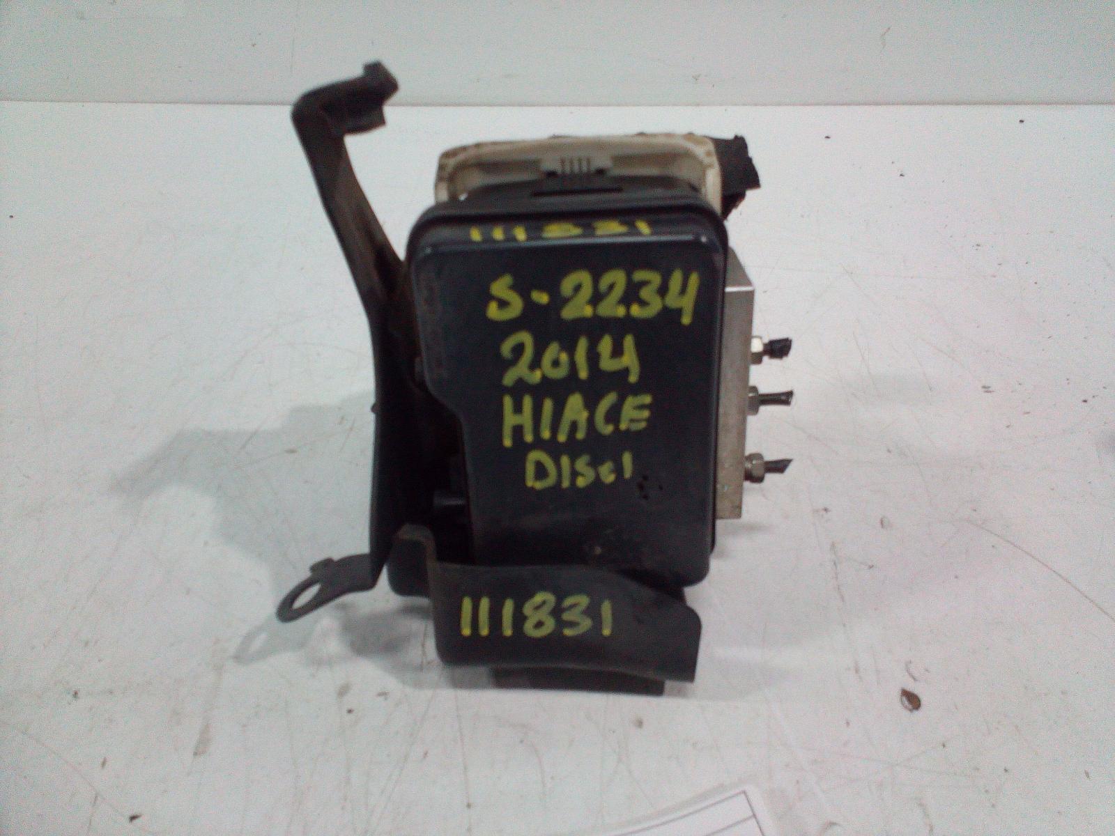 2014 Toyota Hiace Abs Pump/Modulator View Auto part Abs Pump/Modulator Toyota Hiace 2014