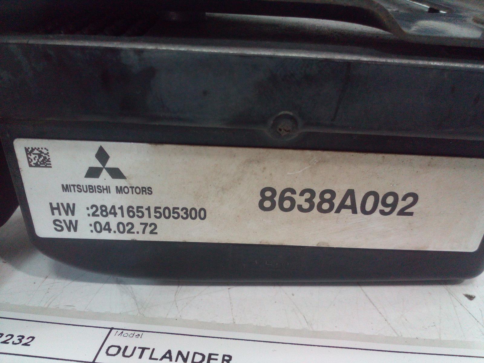 View Auto part Misc Switch/Relay Mitsubishi Outlander 2014