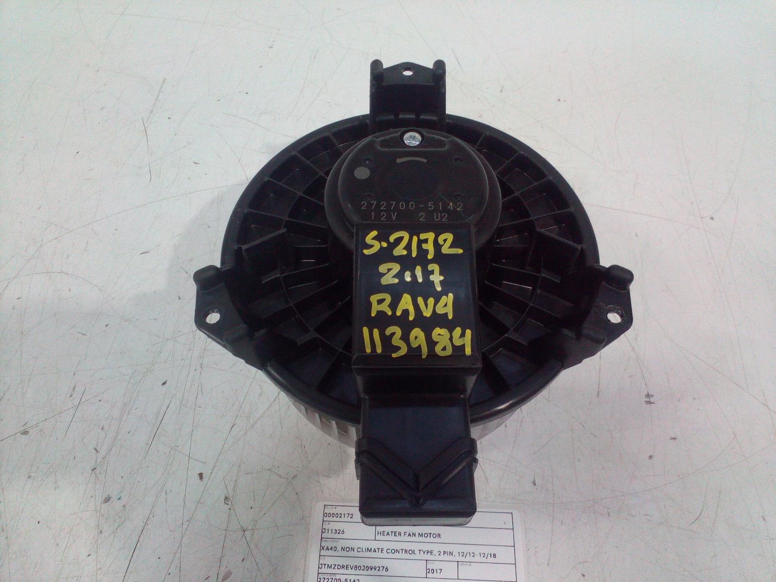 View Auto part Heater Fan Motor Toyota Rav4 2017