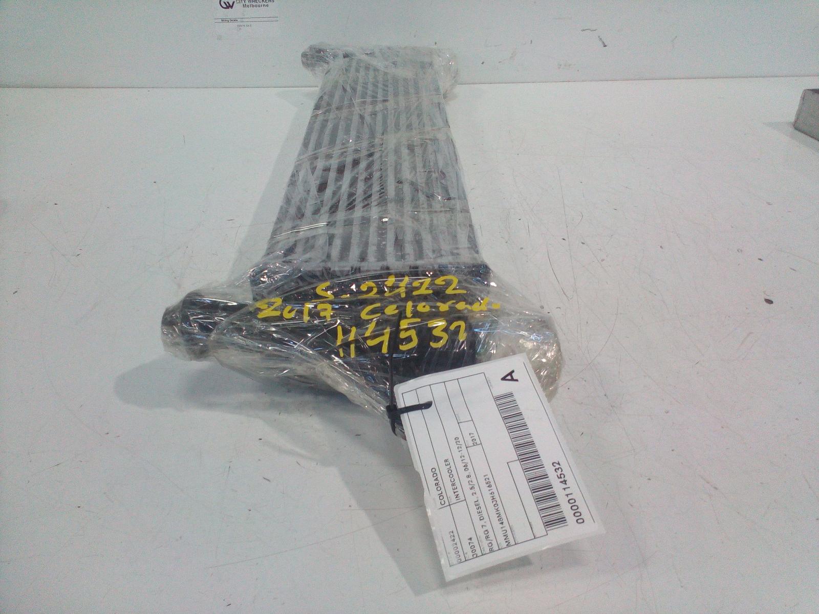 View Auto part Intercooler Holden Colorado 2017