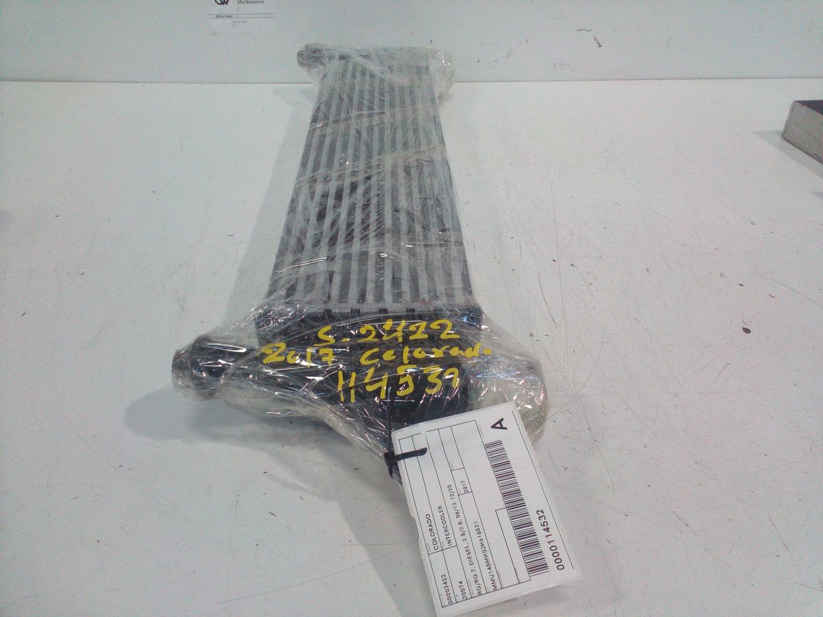 View Auto part Intercooler Holden Colorado 2017
