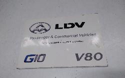 View Auto part Owners Handbook Ldv G10 2019