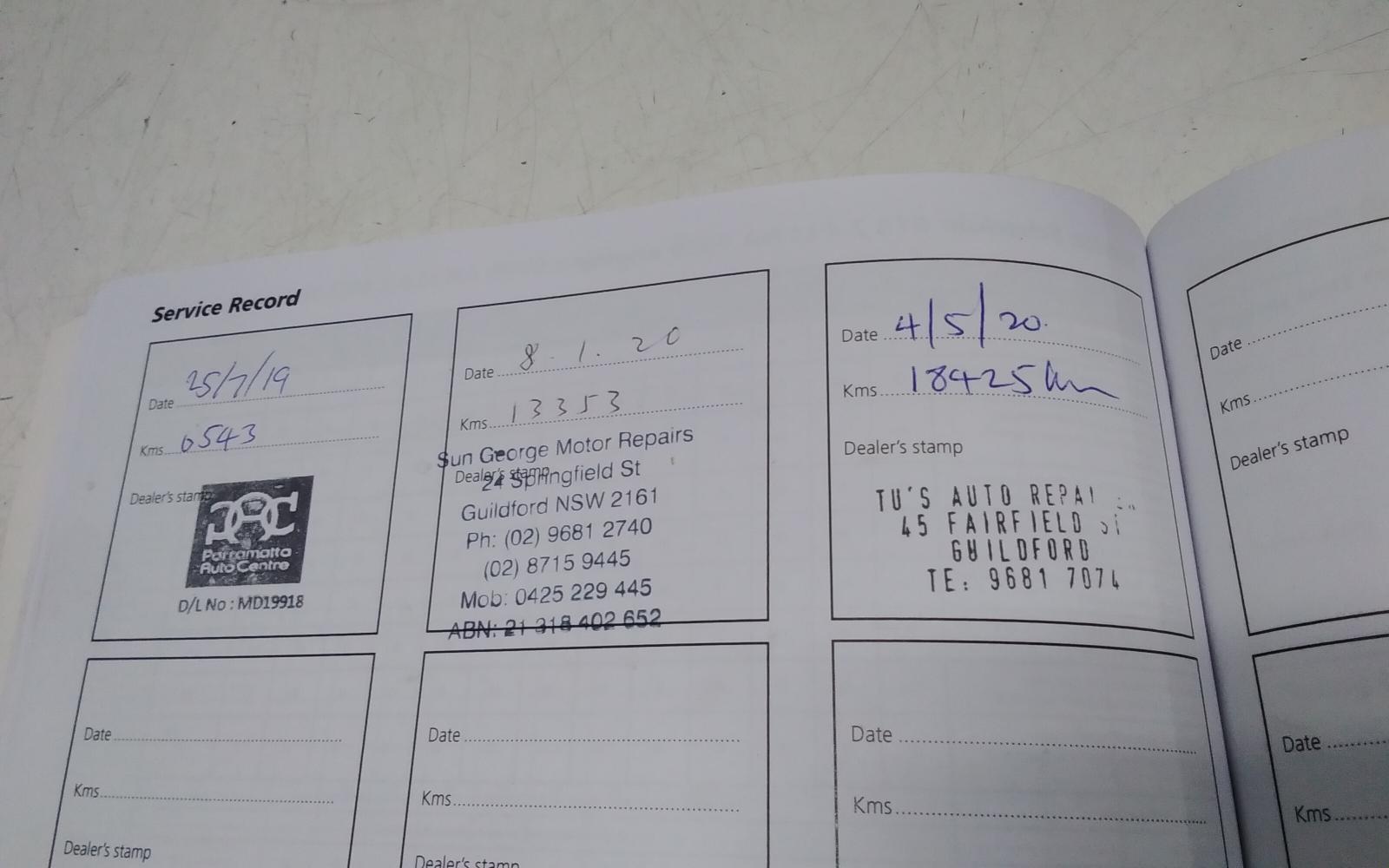 View Auto part Owners Handbook Ldv G10 2019