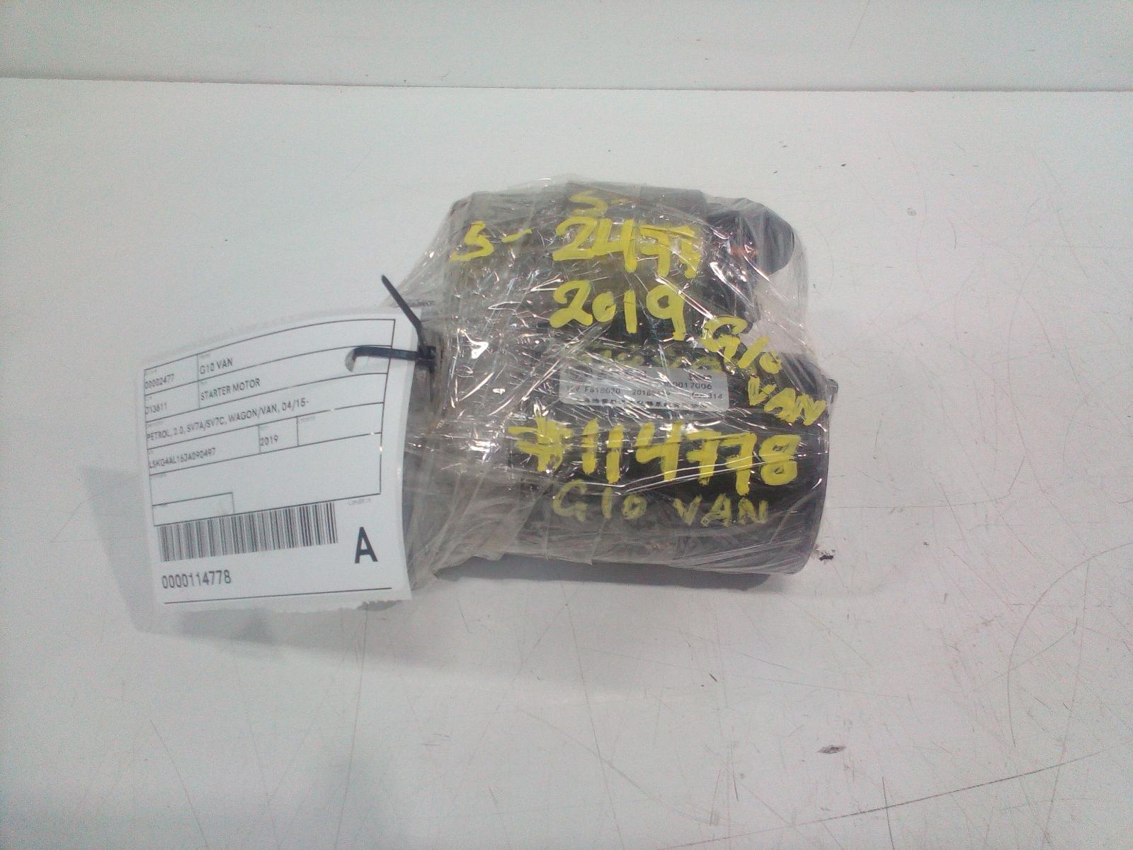 View Auto part Starter Ldv G10 2019