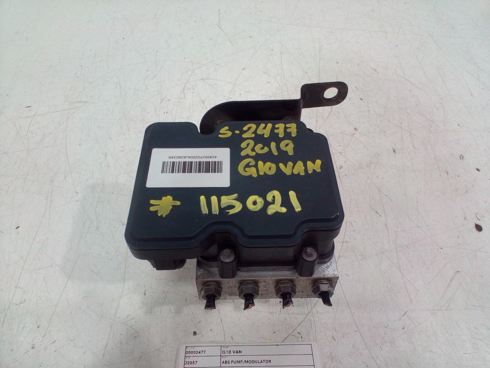 2019 Ldv G10 Abs Pump/Modulator View Auto part Abs Pump/Modulator Ldv G10 2019