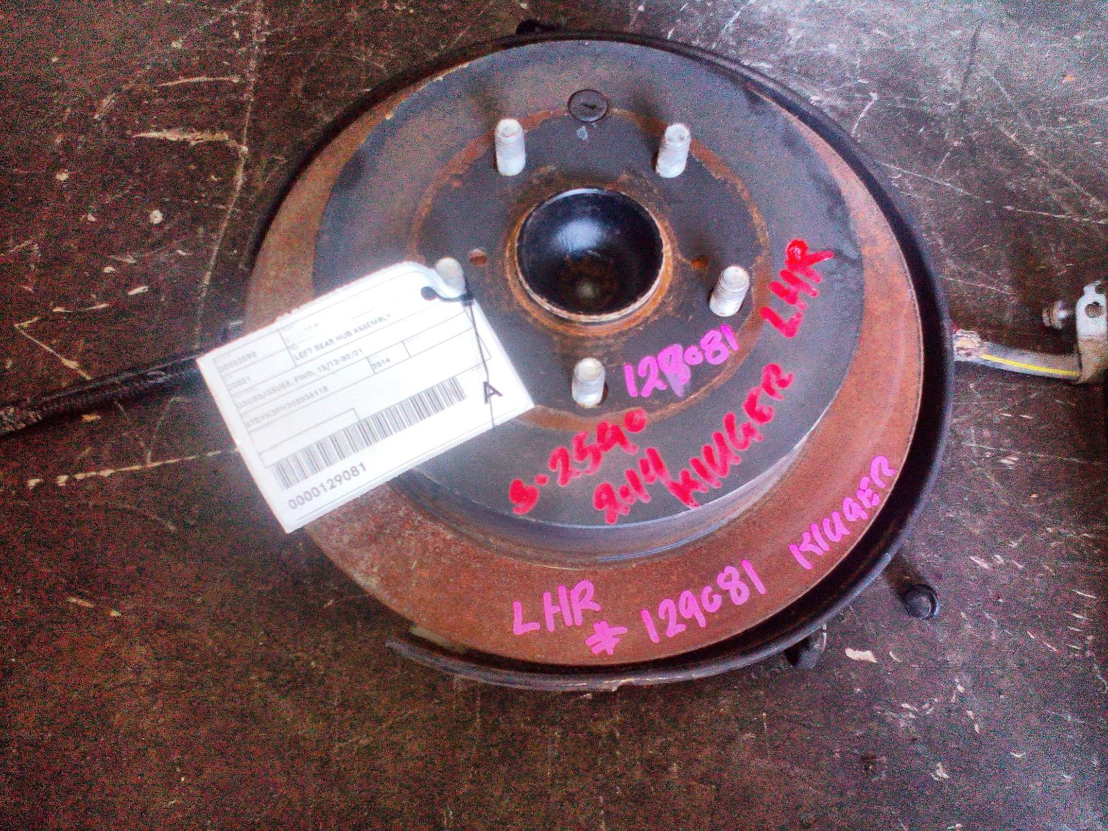 View Auto part Left Rear Hub Assembly Toyota Kluger 2014