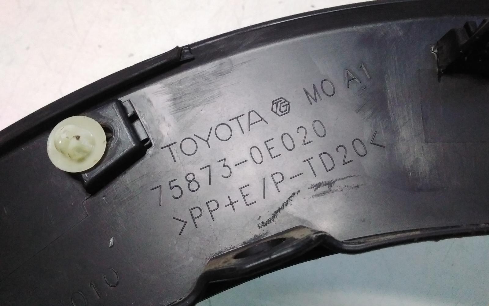 View Auto part Wheel Arch Flare Toyota Kluger 2015