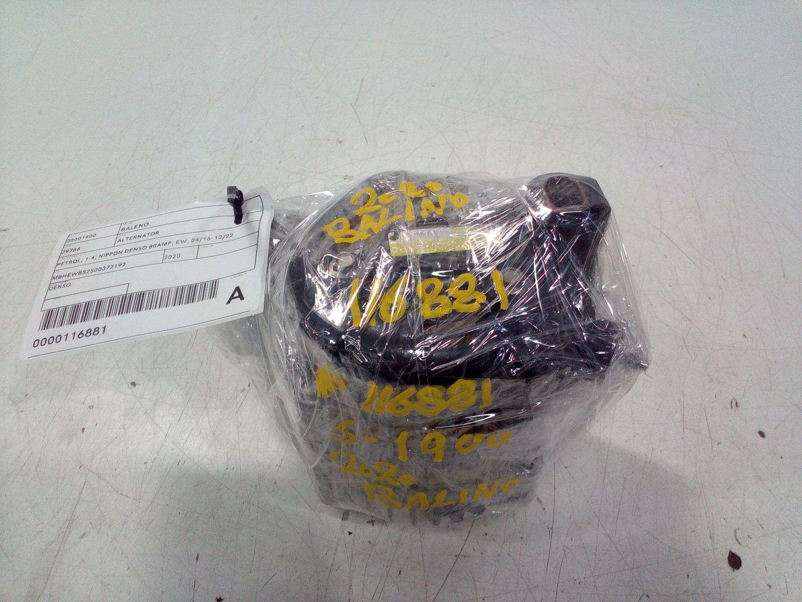 View Auto part Alternator Suzuki Baleno 2020