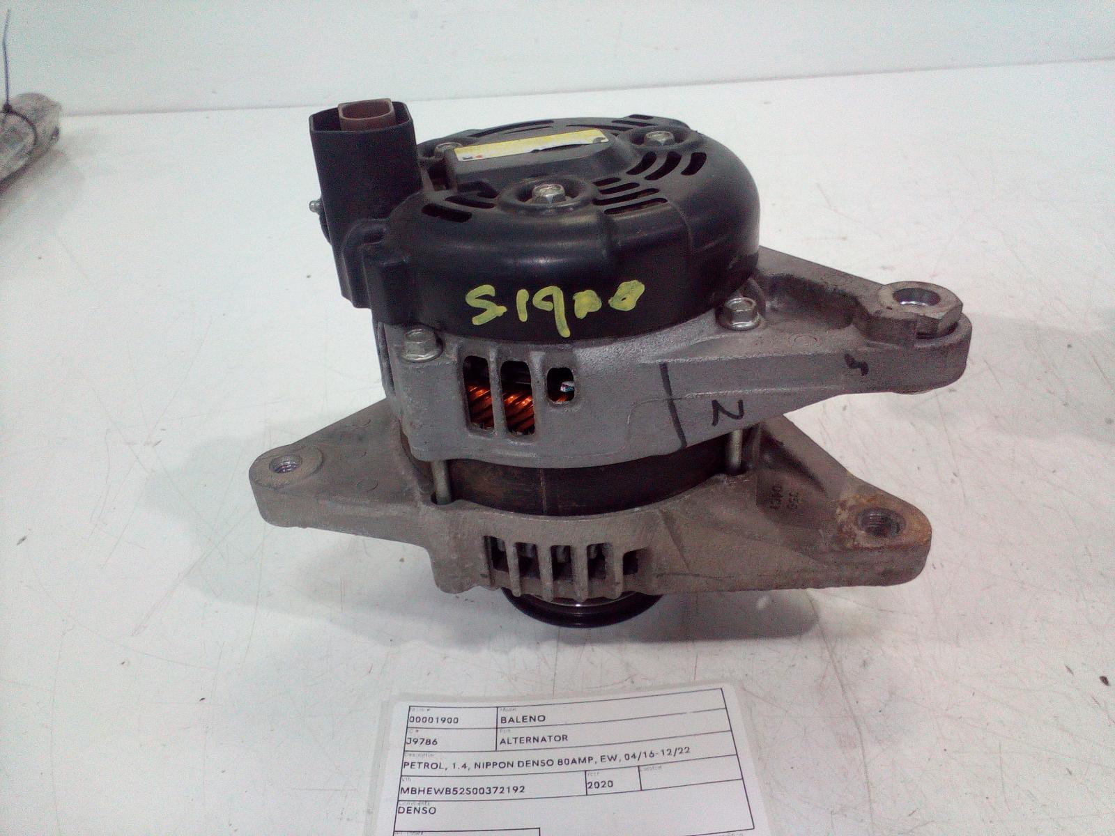 View Auto part Alternator Suzuki Baleno 2020
