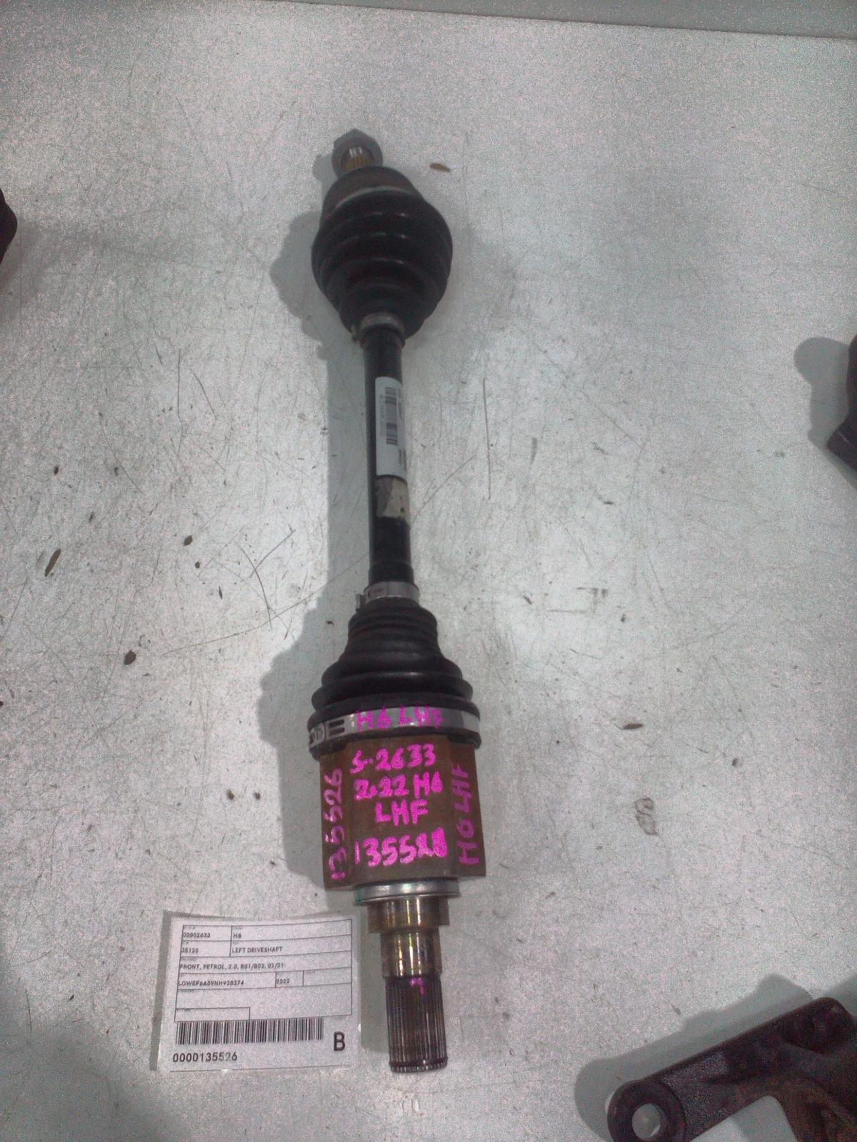 2022 Haval H6 Left Driveshaft View Auto part Left Driveshaft Haval H6 2022