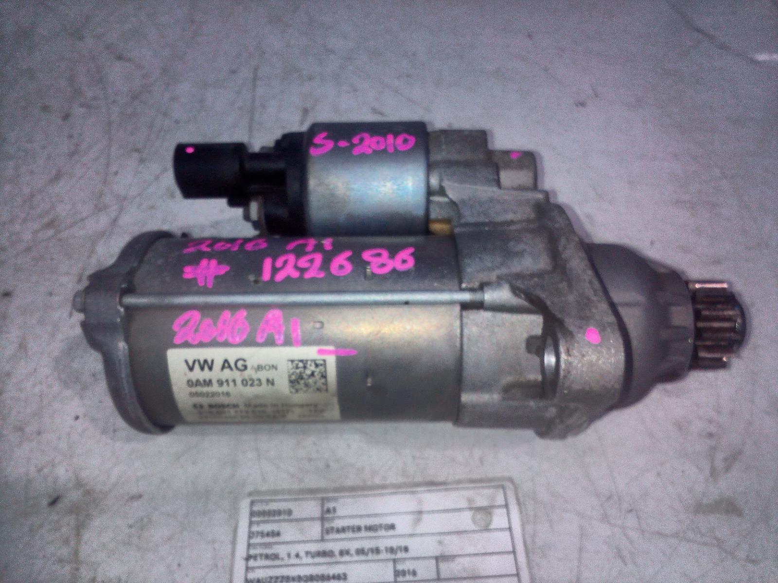 View Auto part Starter Audi A1 2016
