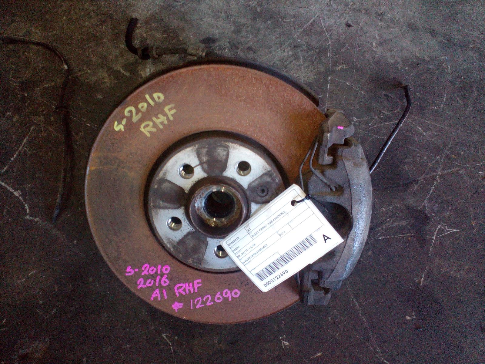 View Auto part Right Front Hub Assembly Audi A1 2016