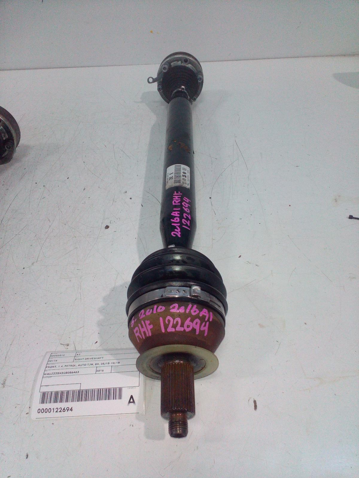 View Auto part Right Driveshaft Audi A1 2016