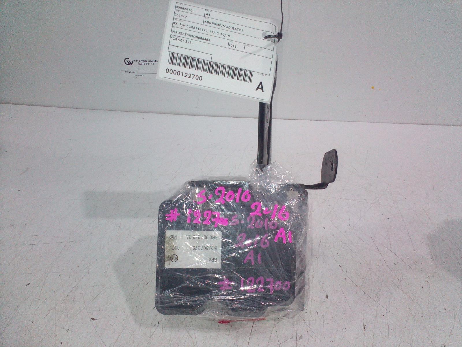 View Auto part Abs Pump/Modulator Audi A1 2016