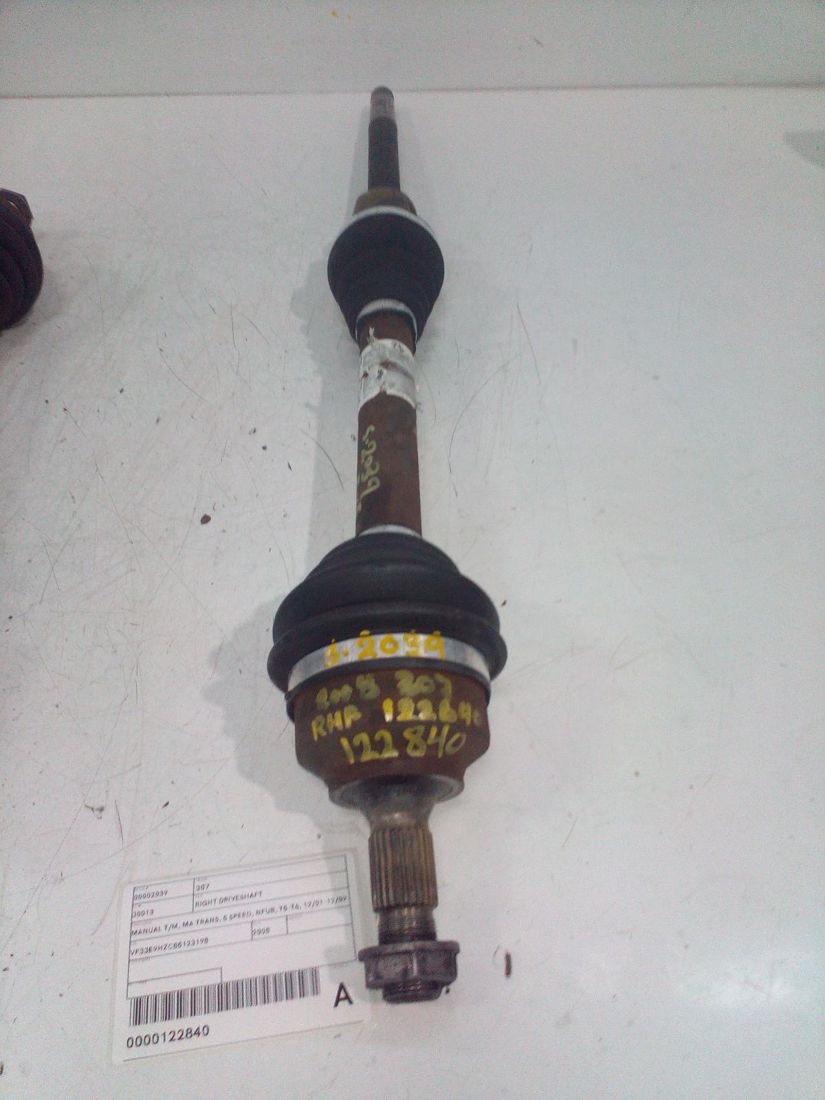 View Auto part Right Driveshaft Peugeot 307 2008