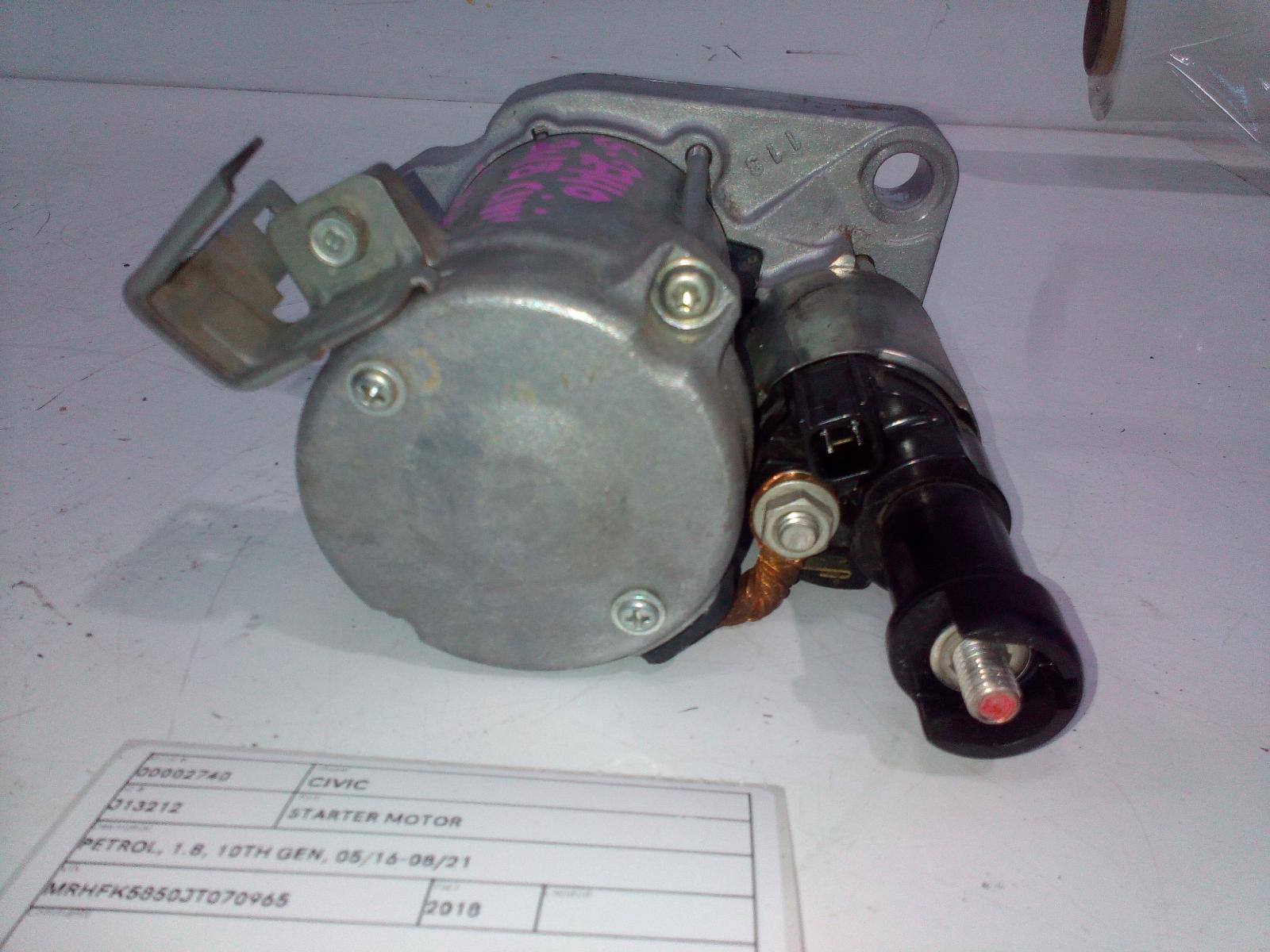 View Auto part Starter Honda Civic 2018