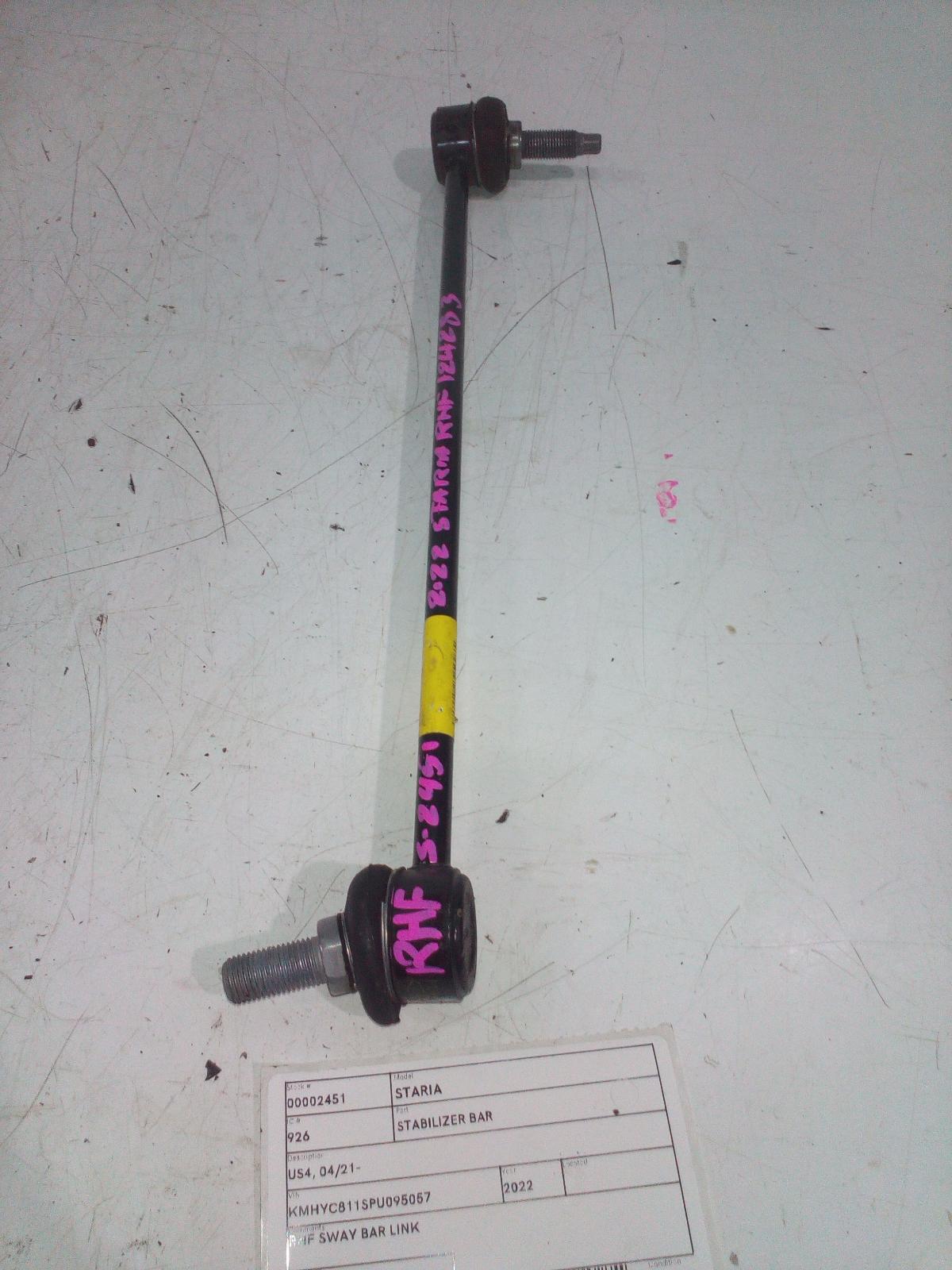 View Auto part Stabiliser Bar Hyundai Staria 2022