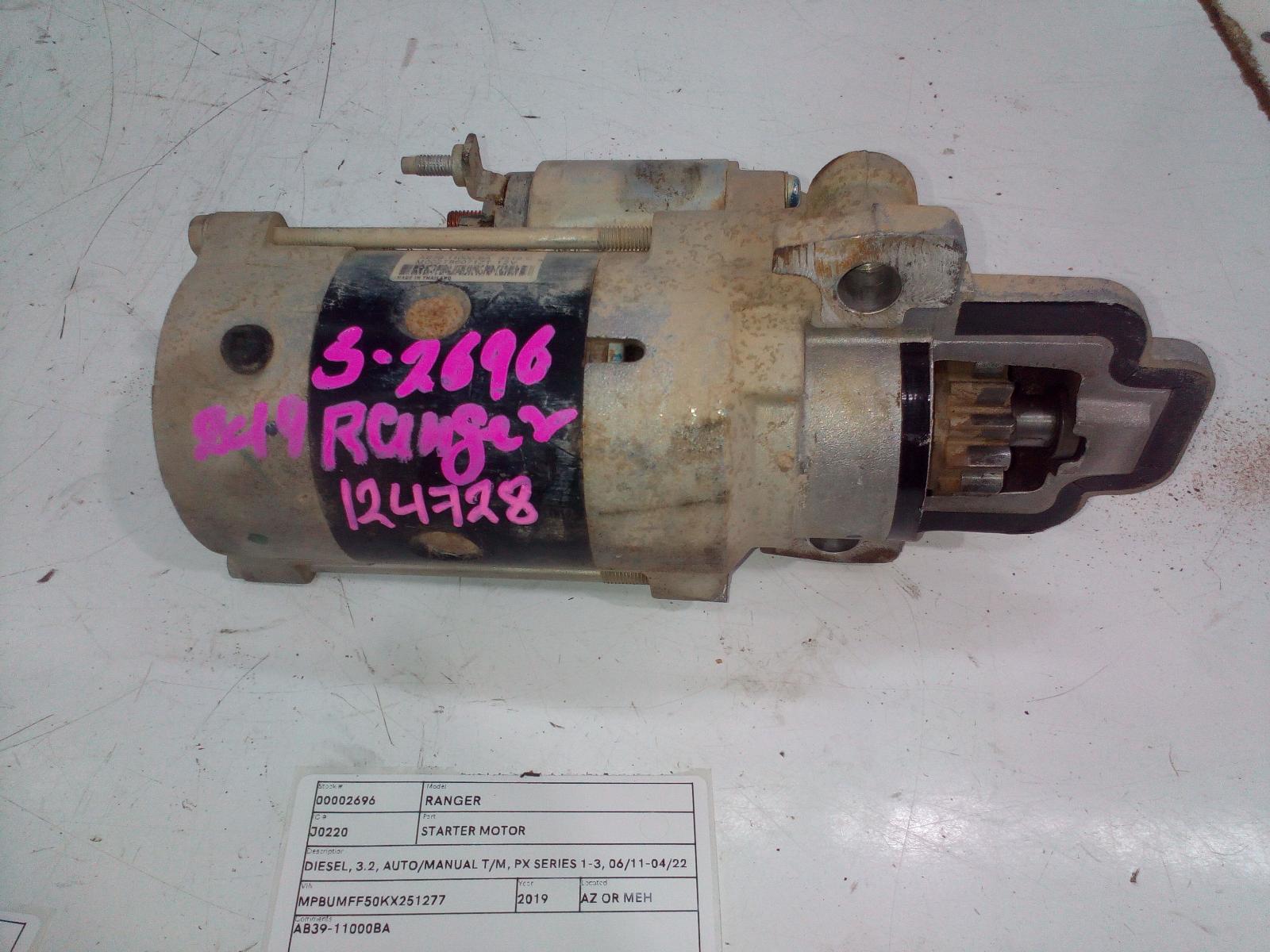 View Auto part Starter Ford Ranger 2019