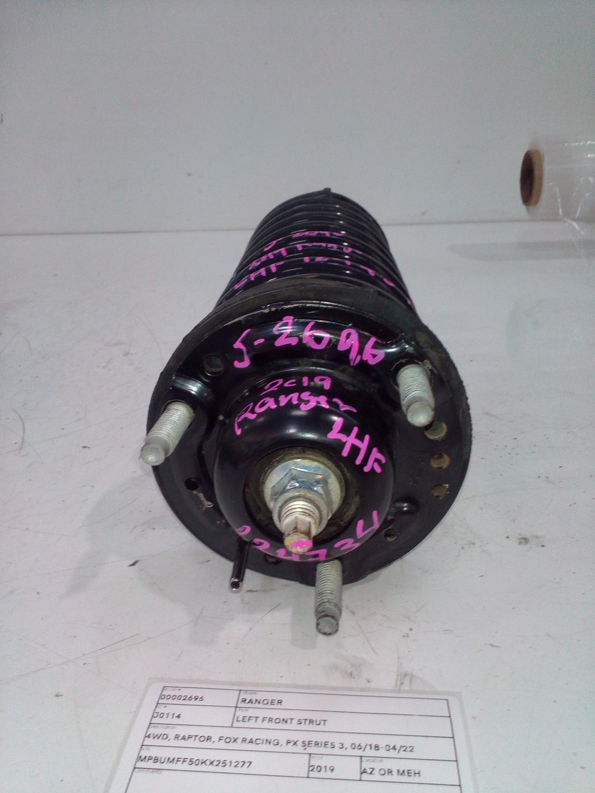 View Auto part Left Front Strut Ford Ranger 2019