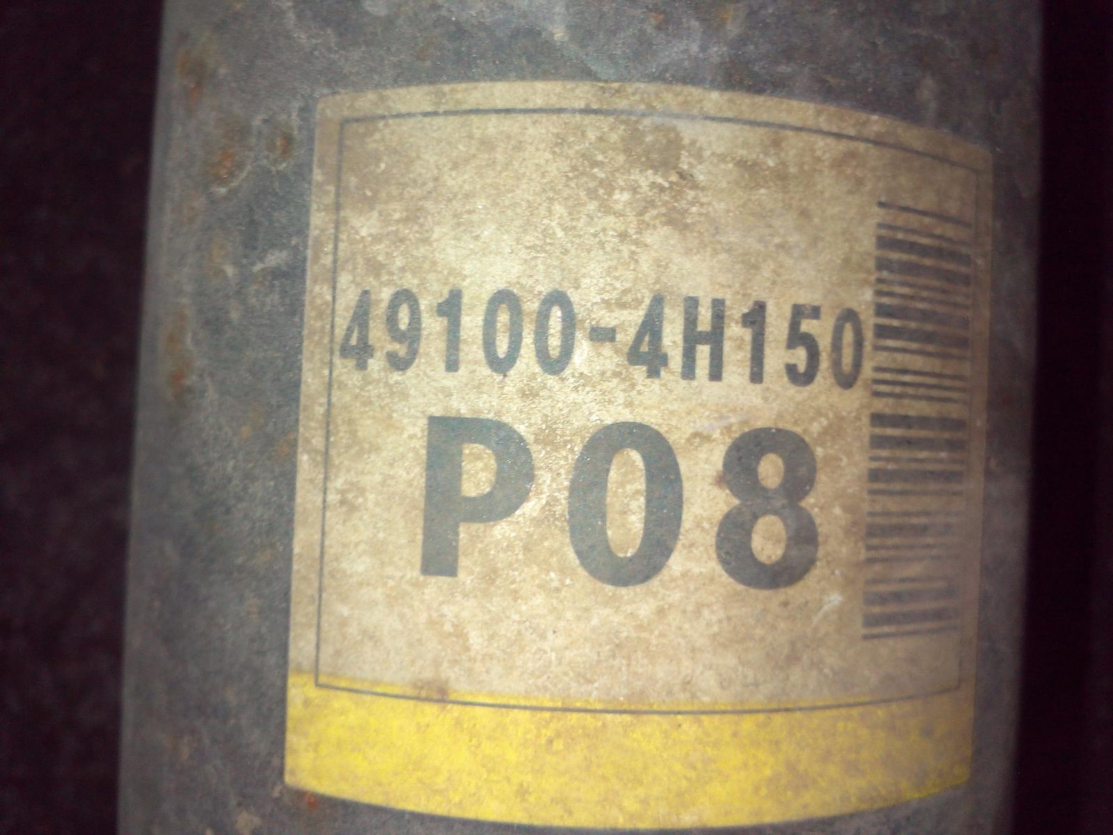 View Auto part Rear Drive Shaft Hyundai Iload/imax 2019