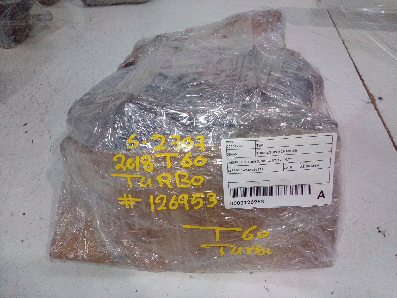 View Auto part Turbo Supercharger Ldv T60 2018