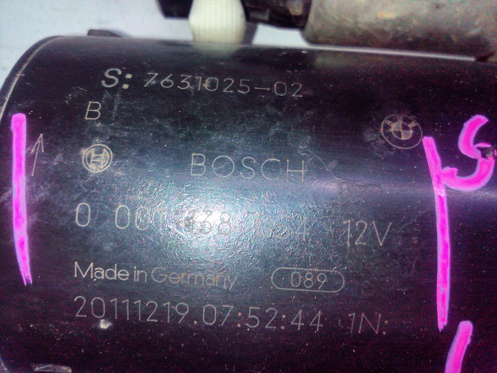 View Auto part Starter Bmw 1 Series 2012