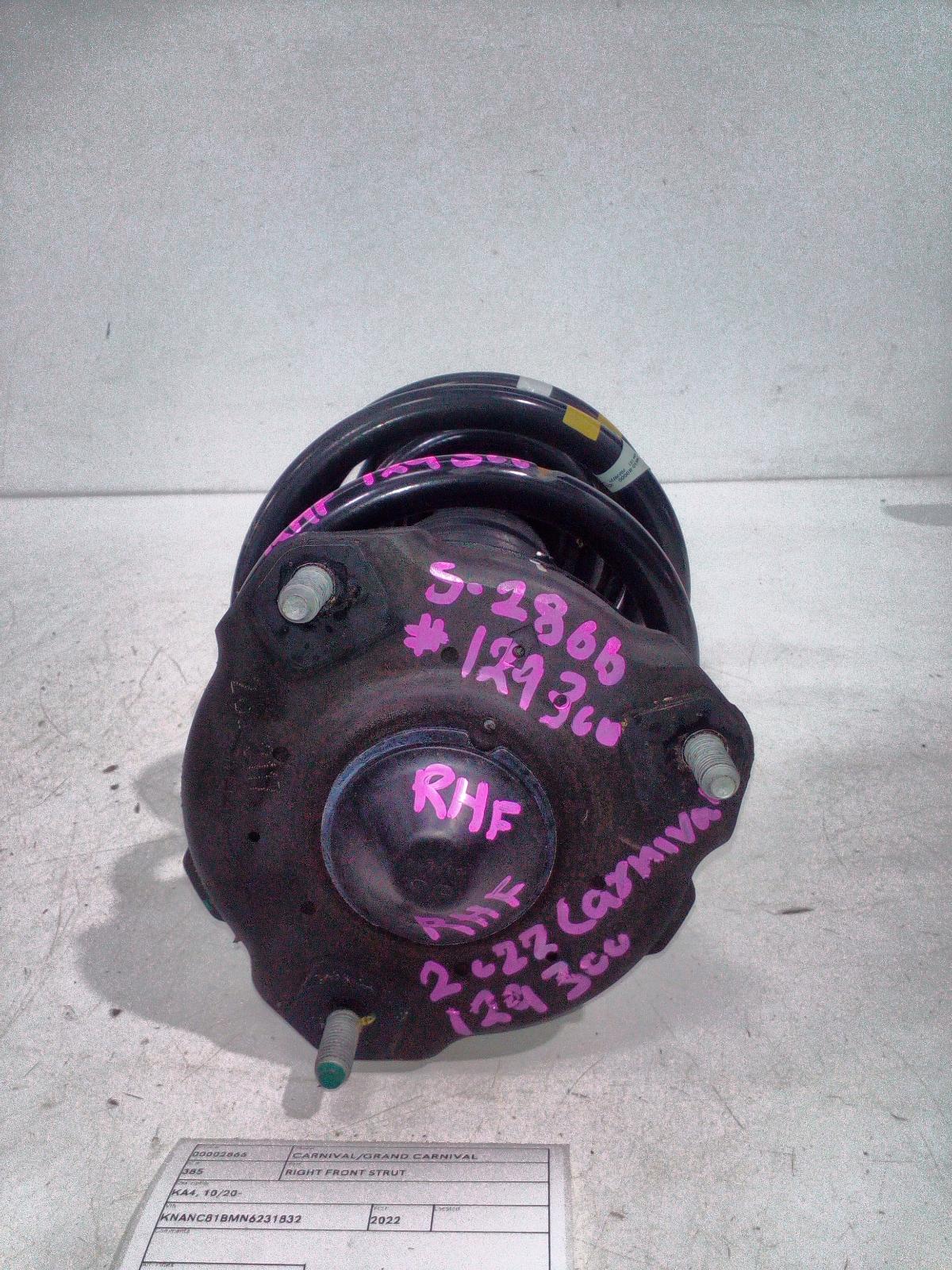 View Auto part Right Front Strut Kia Carnival/grand Carnival 2022